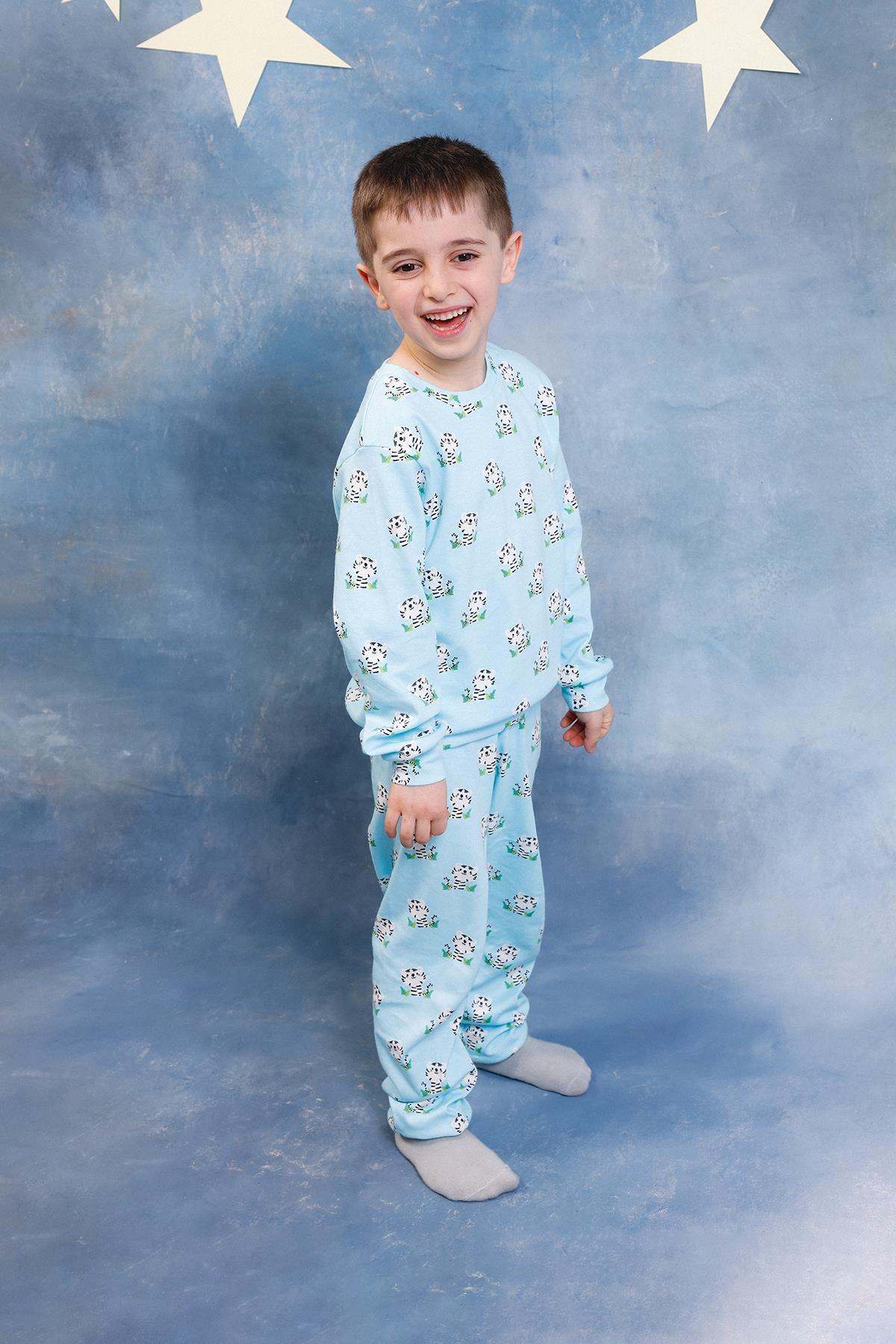 Perendi Erkek Çocuk %100 Pamuk Pijama Takımı fotoğrafı 2 (önizleme)