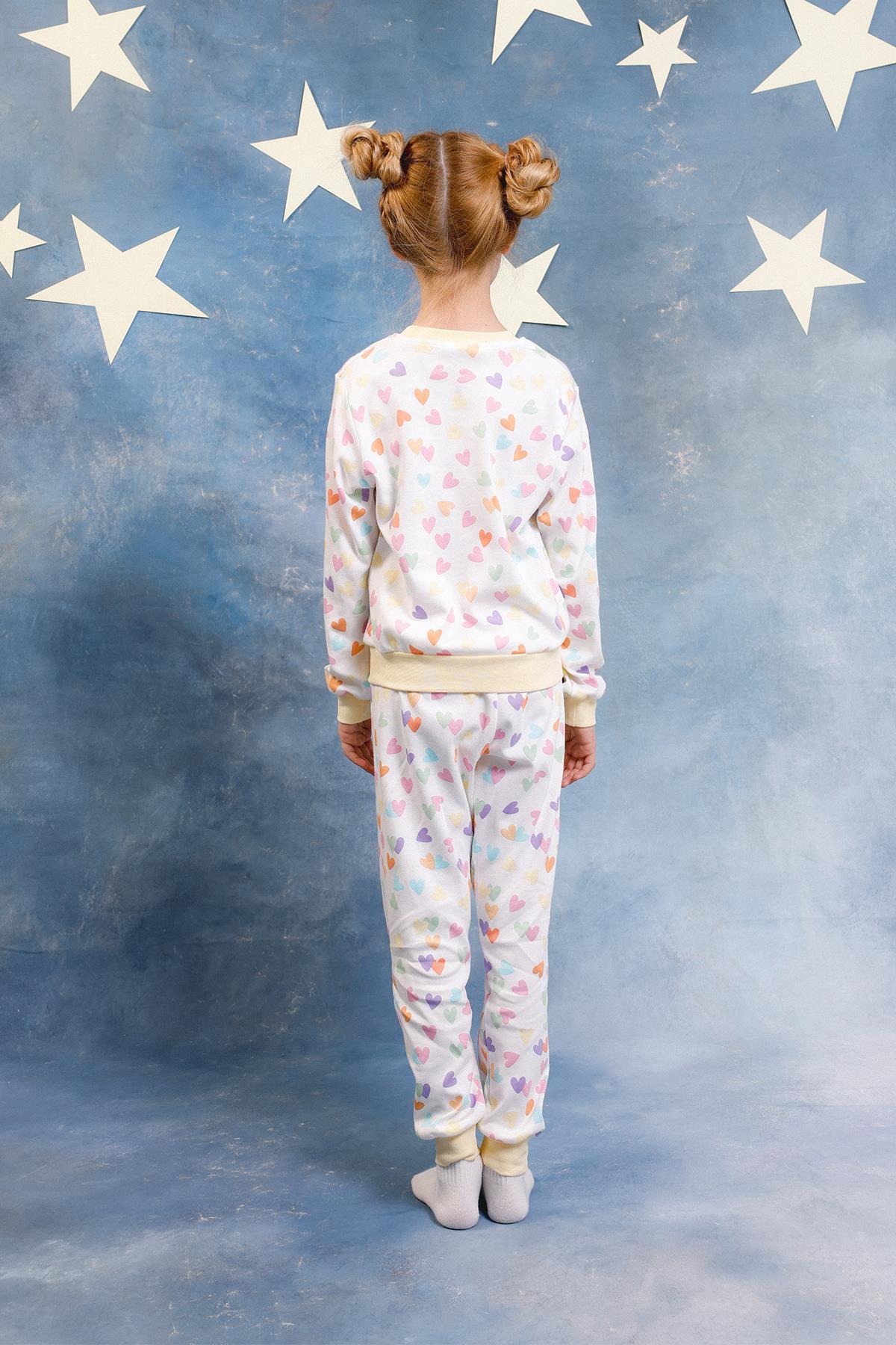 Perendi Kız Çocuk %100 Pamuk Pijama Takımı fotoğrafı 3 (önizleme)