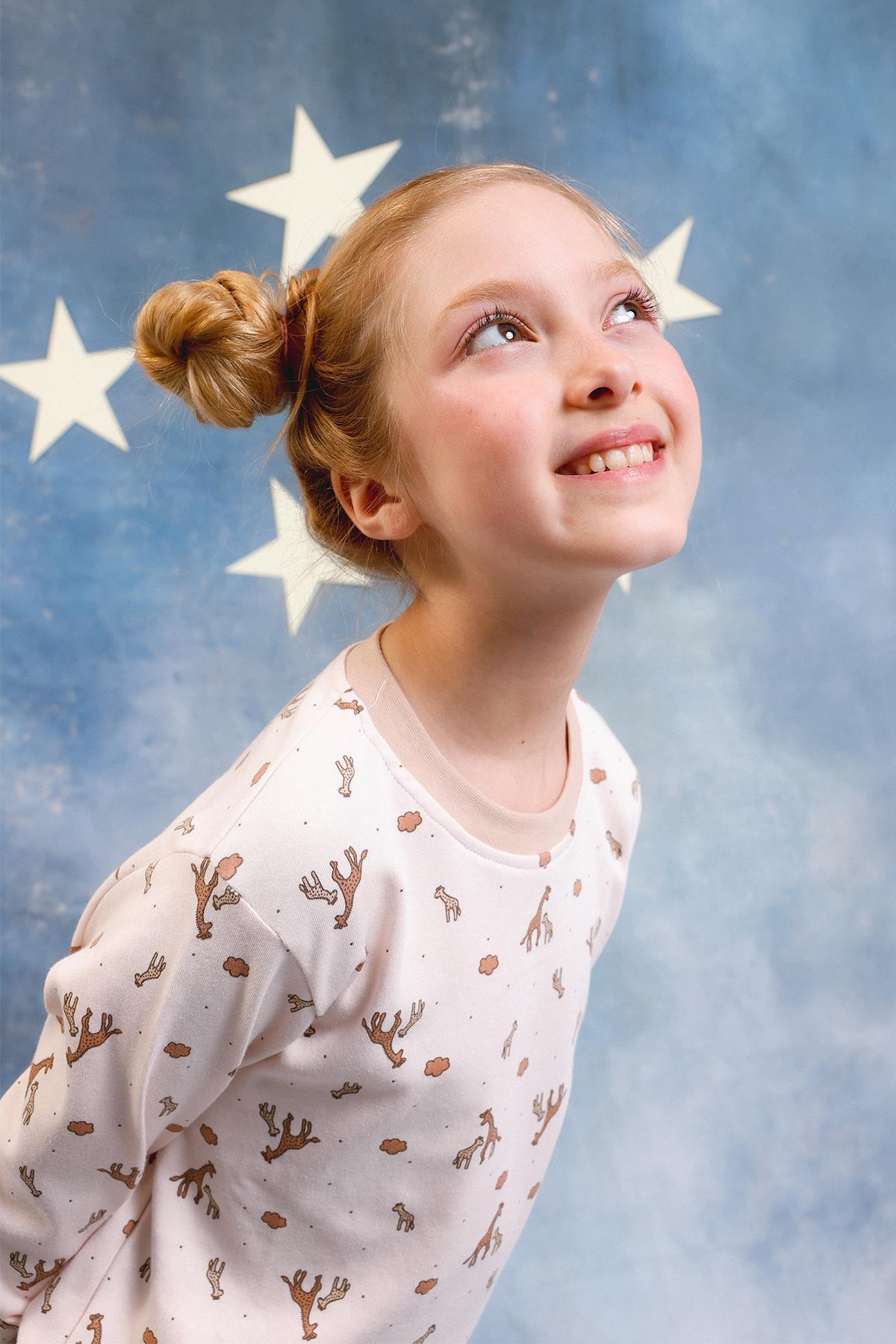 Perendi Kız Çocuk %100 Pamuk Pijama Takımı fotoğrafı 6 (önizleme)