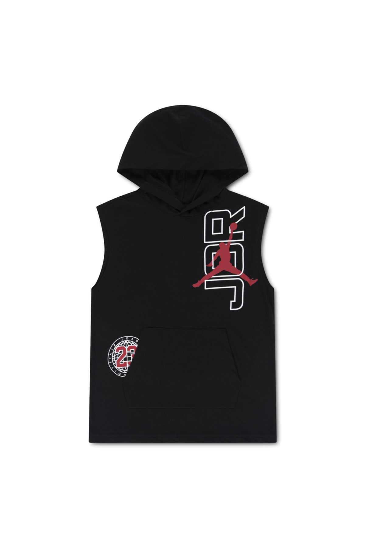 Nike Jordan Mj Top Boys Sleeveless Hooded Thin Cotton Vest 95F877