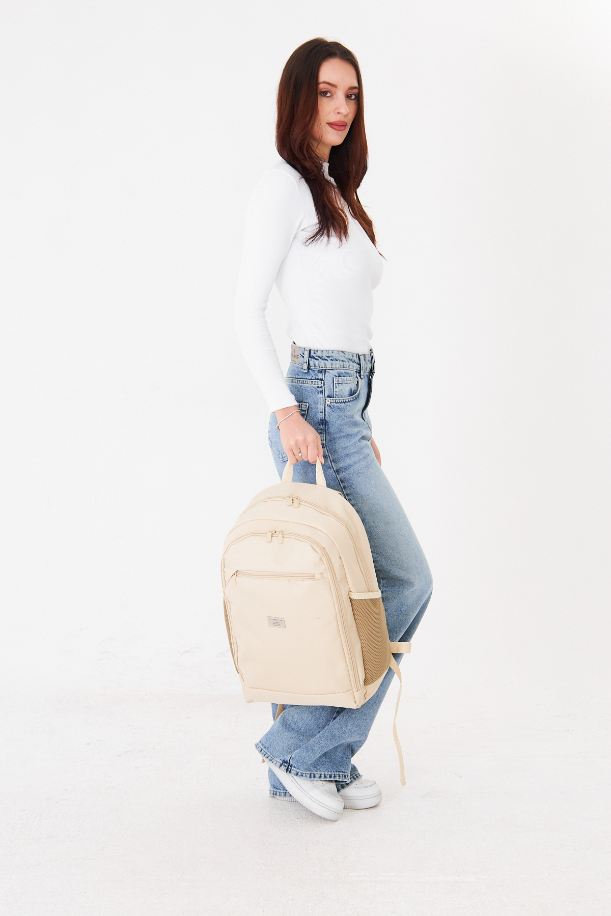Superbag Su Geçirmez Sırt Çantası 3 Bölmeli | Günlük Okul Seyahat Laptop Çantası Unisex görsel 7