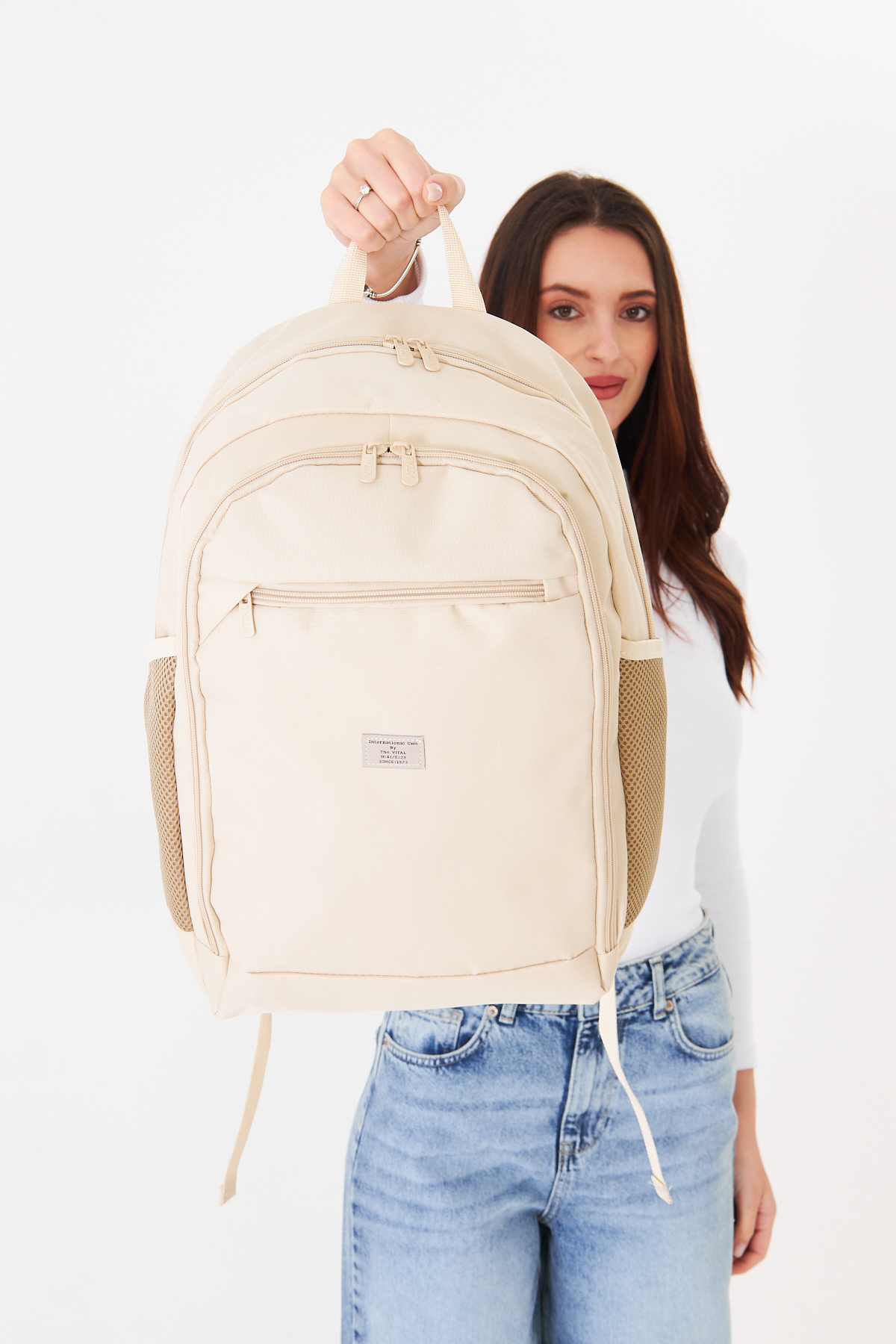Superbag Su Geçirmez Sırt Çantası 3 Bölmeli | Günlük Okul Seyahat Laptop Çantası Unisex