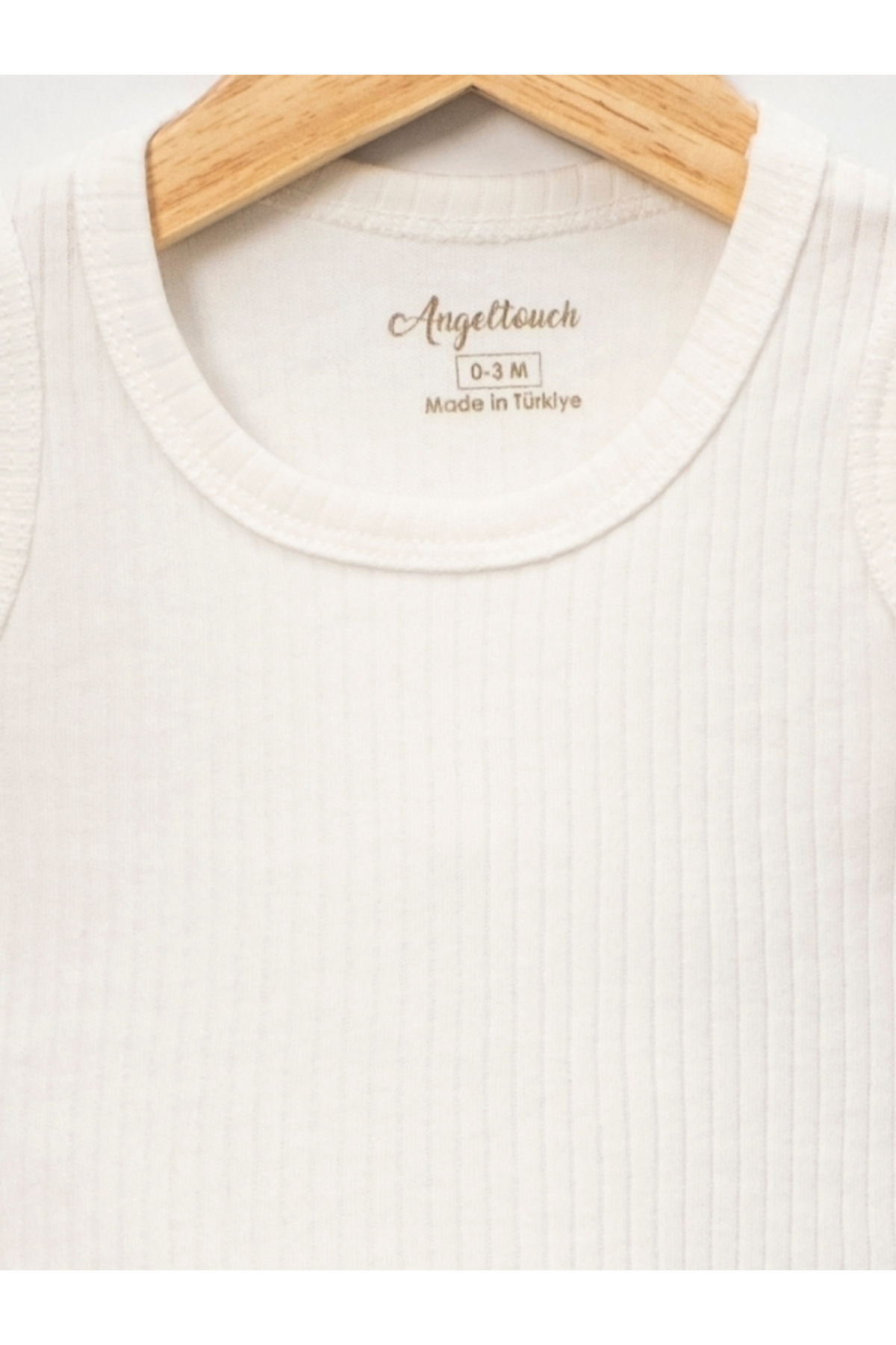 Angeltouch Pamuklu Kız Erkek Bebek Çocuk Body Askılı Raporlu fotoğrafı 2 (önizleme)