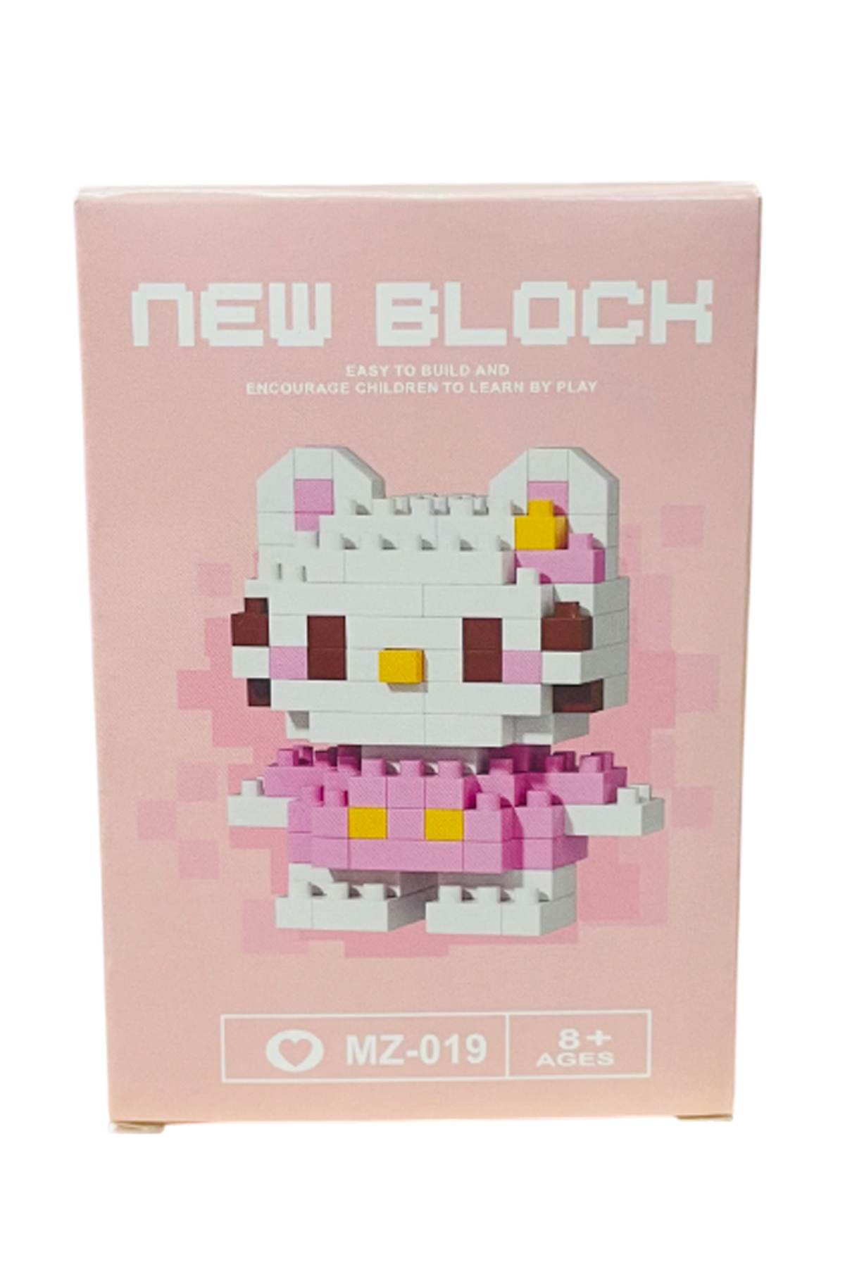 şekeyci New Block Hello Kitty Karakter Figürü 3D Yapboz Puzzle