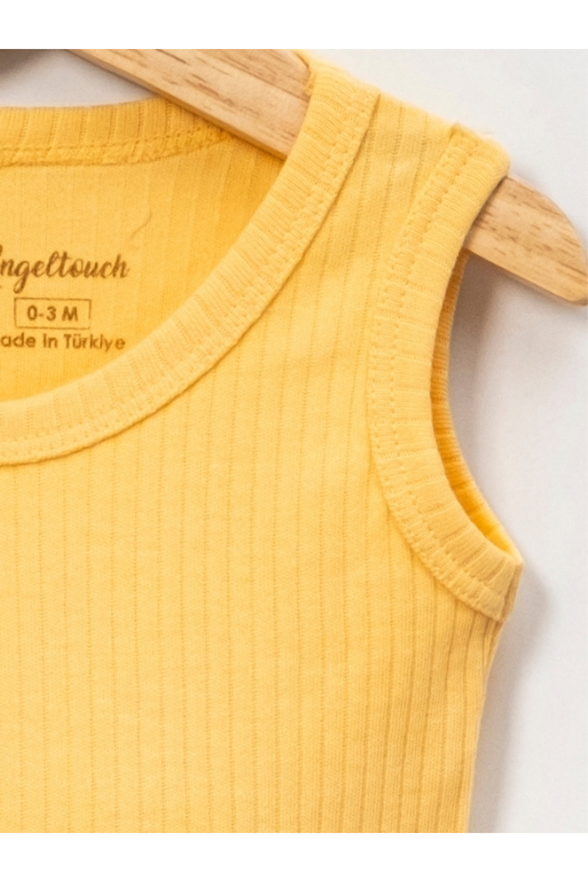 Angeltouch Pamuklu Kız Erkek Bebek Çocuk Body Askılı Raporlu Renkli fotoğrafı 3 (önizleme)