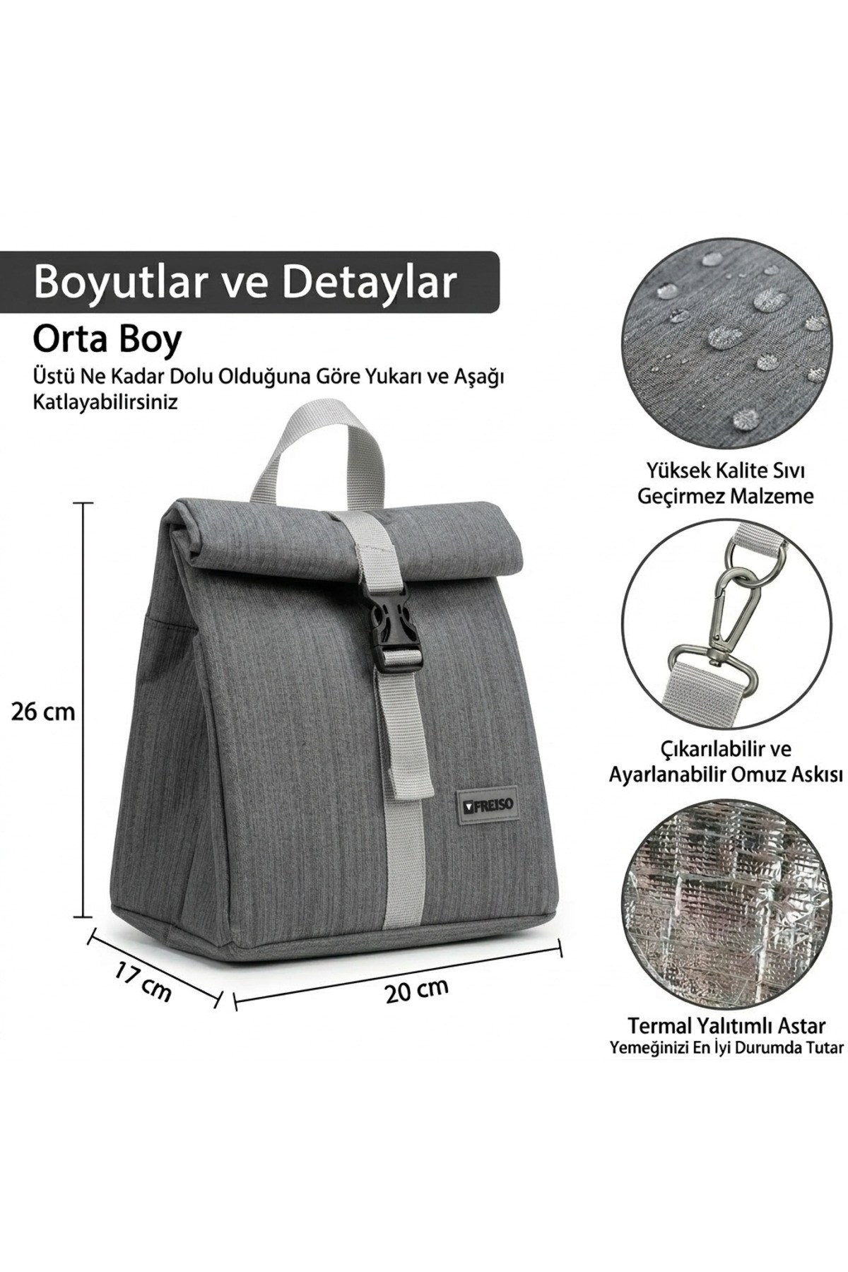 Frelso Termal Beslenme Çantası görsel 4