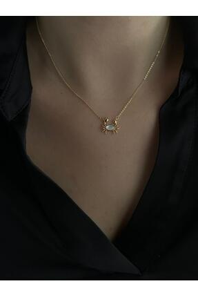 RENDA ACCESSORY Yengeç Kolye Altın Kaplama Özel Seri