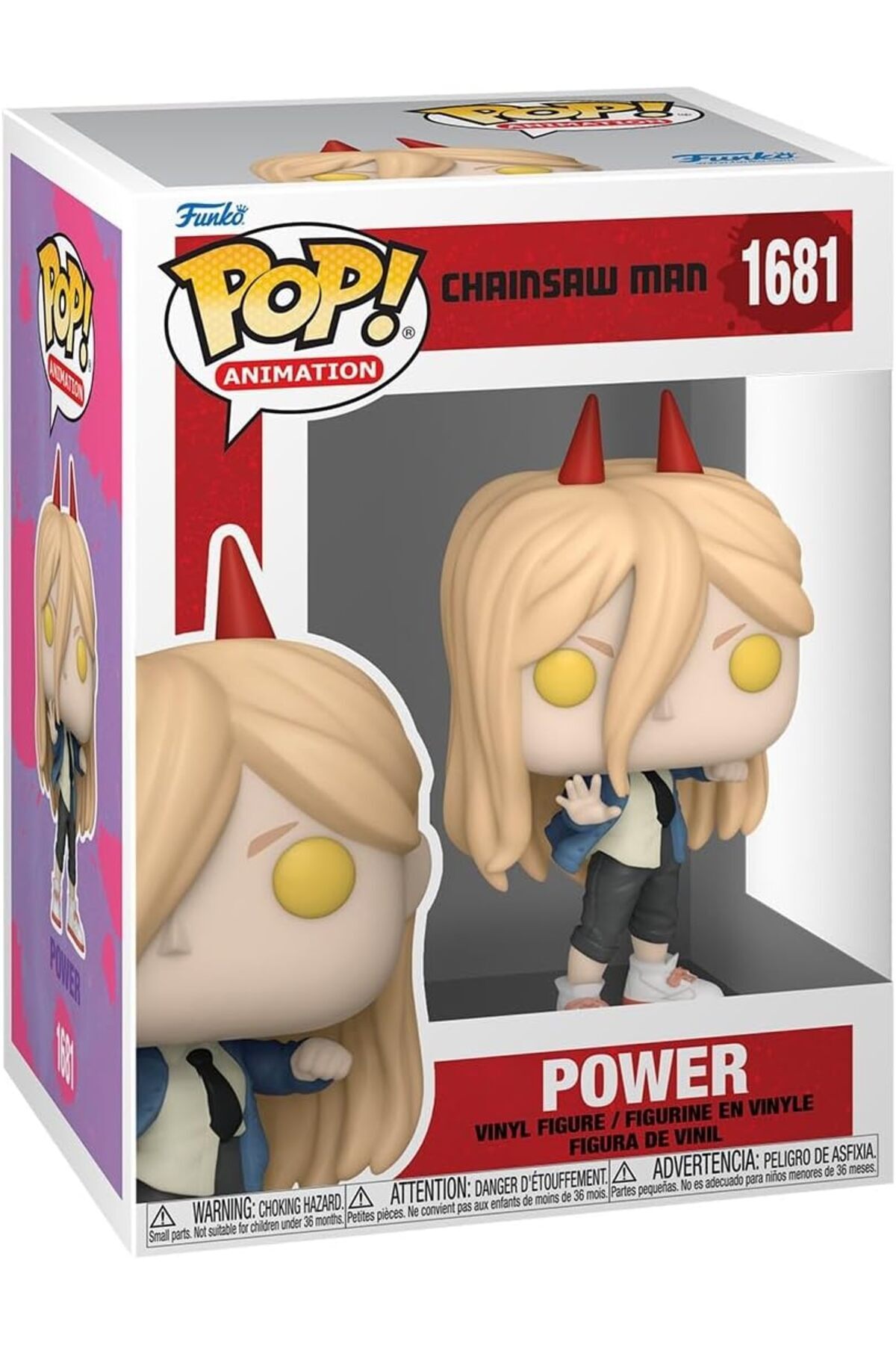 NEALDİN Funko Pop! Deluxe: Chainsaw Man Power Çocuklar Yetişkinler