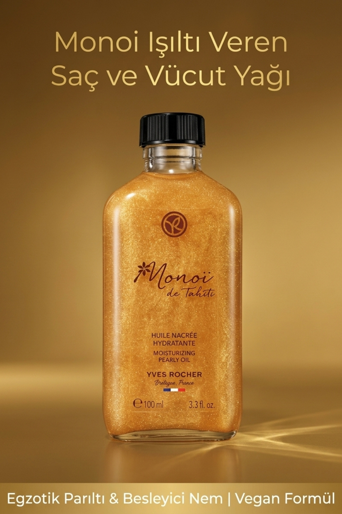 Yves Rocher Işıltı Kaynağı Vegan Monoi Saç ve Vücut Yağı