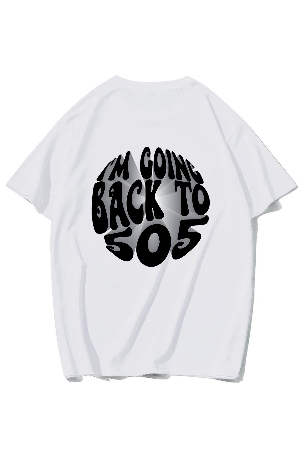 BRZ COLLECTION Unisex Oversize I'm Going Back To 505 - Arctic