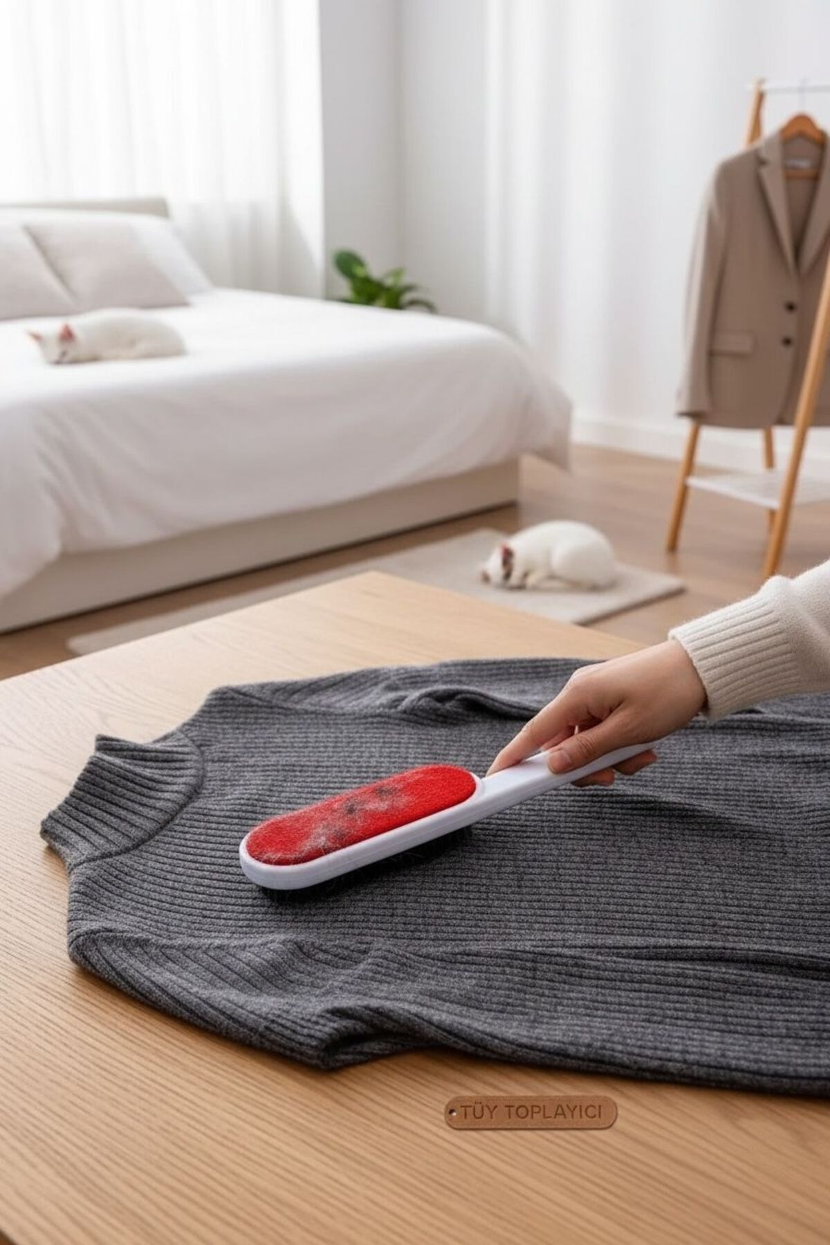 Tüy Toplama Aparatı | Kıyafet, Halı ve Koltuk İçin Pratik Temizleyici