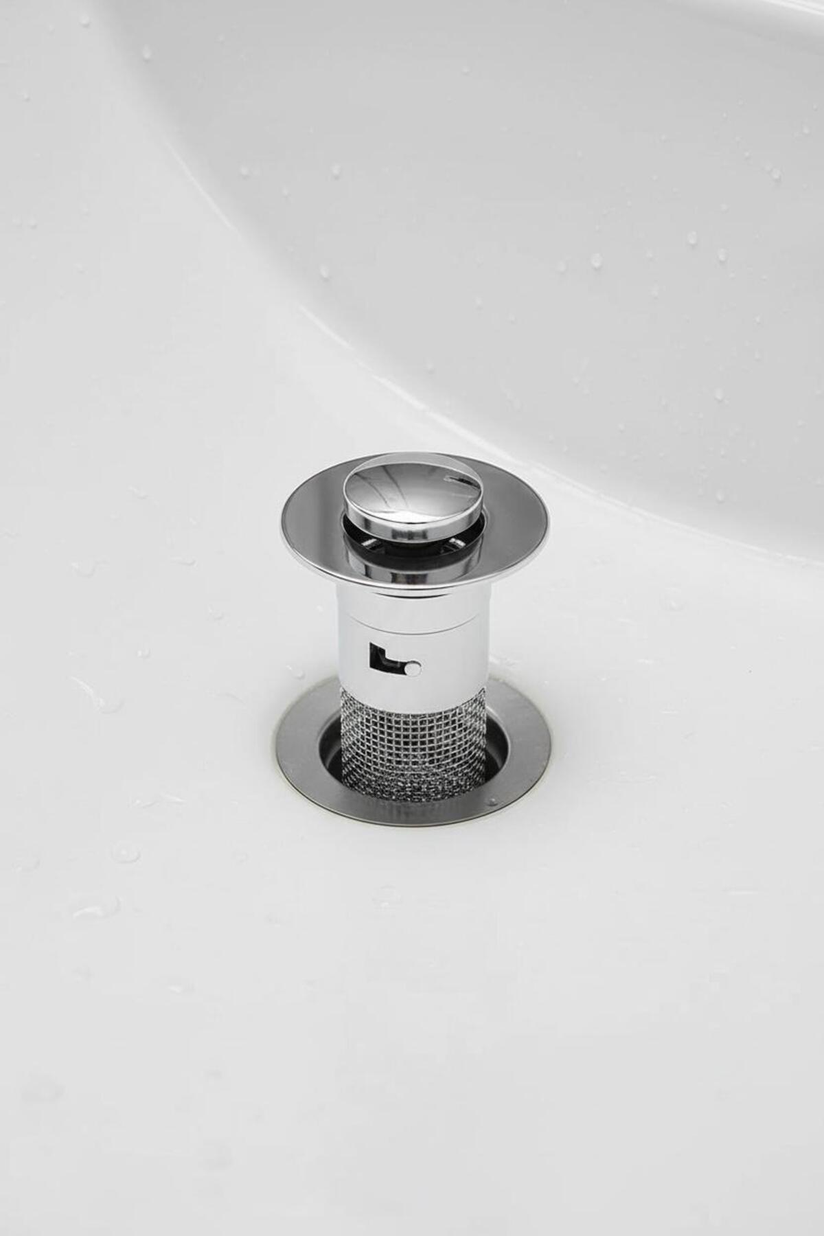 Lavabo Süzgeci Çelik | Gider Tıkanma Önleyici Süzgeç