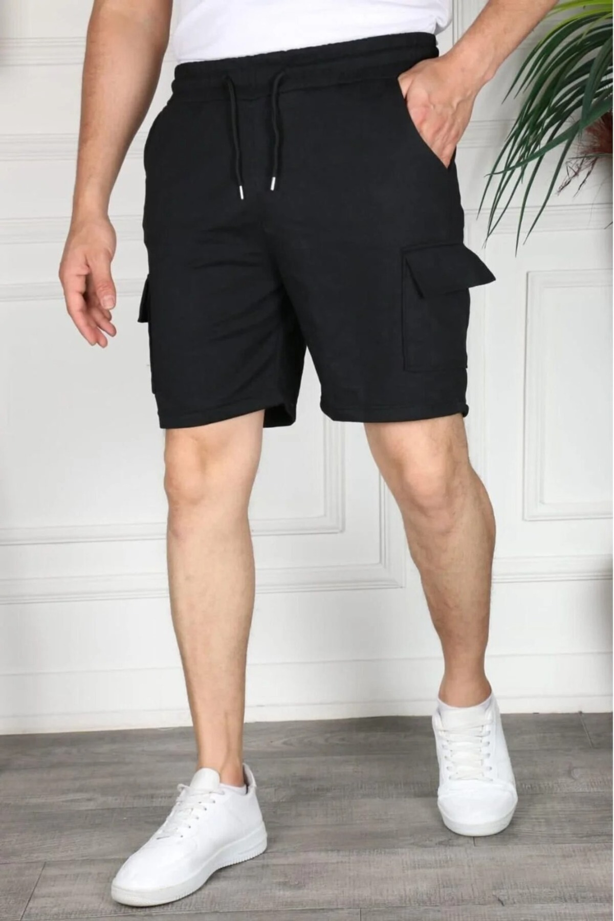 UygunModa KARGO CEPLİ SLİMFIT ŞORT