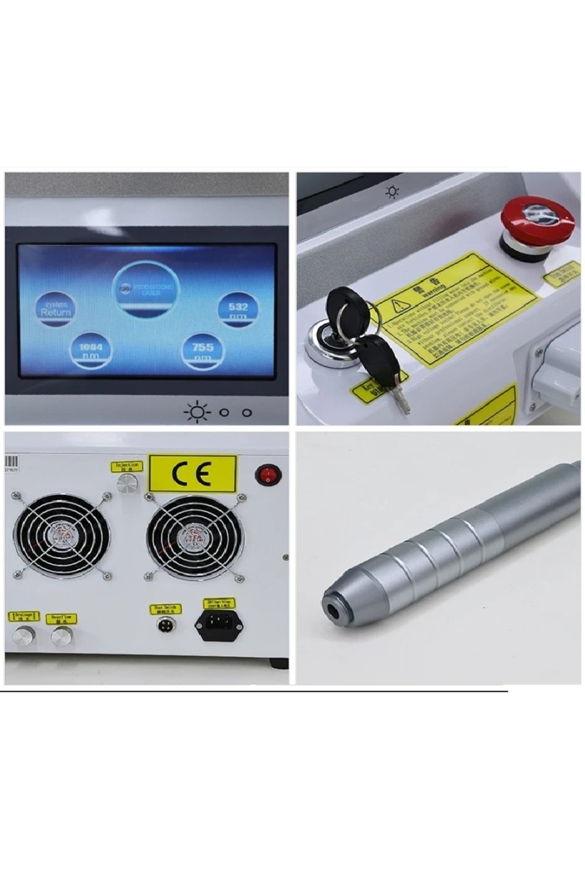 Pro Dövme Silme Aleti Tüy Sarartma Cilt Yenileme Beyazlatma Parlatma Carbon Peeling Tattoo Remover — خاکستری ttrmv1 — تصویر 5 از 6
