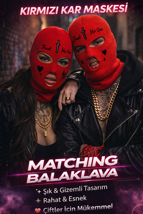 FG KONNİCHİWA MOR KIRMIZI VE PEMBE Kar Maskesi (Balaclava) UnisexStreet Style...