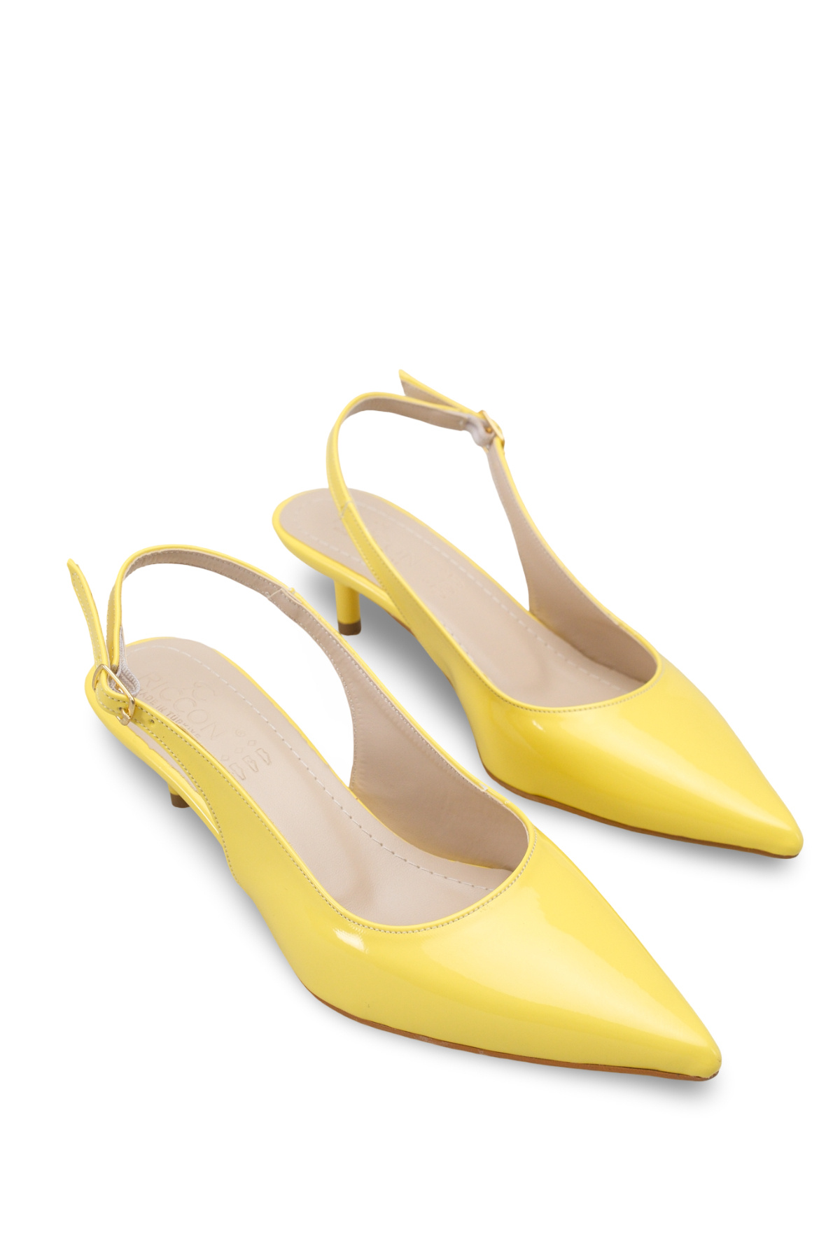 Riccon  Kadın Sivri Burunlu Arkası Açık İnce Topuklu Ayakkabı 0012200