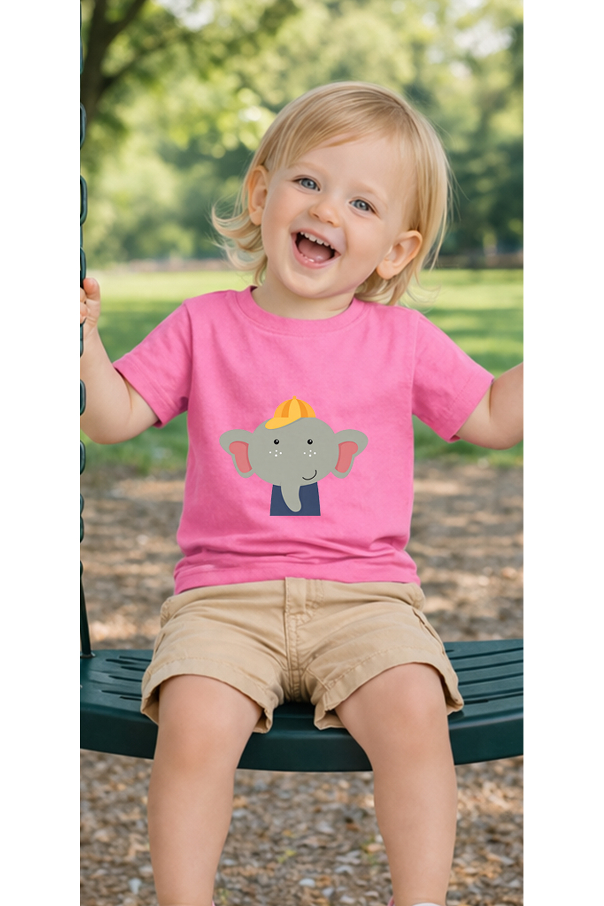 petite pati Pembe Filhat Bebek Tişört %100 Pamuk Penye Çocuk Tshirt Baskılı fotoğrafı 3 (önizleme)