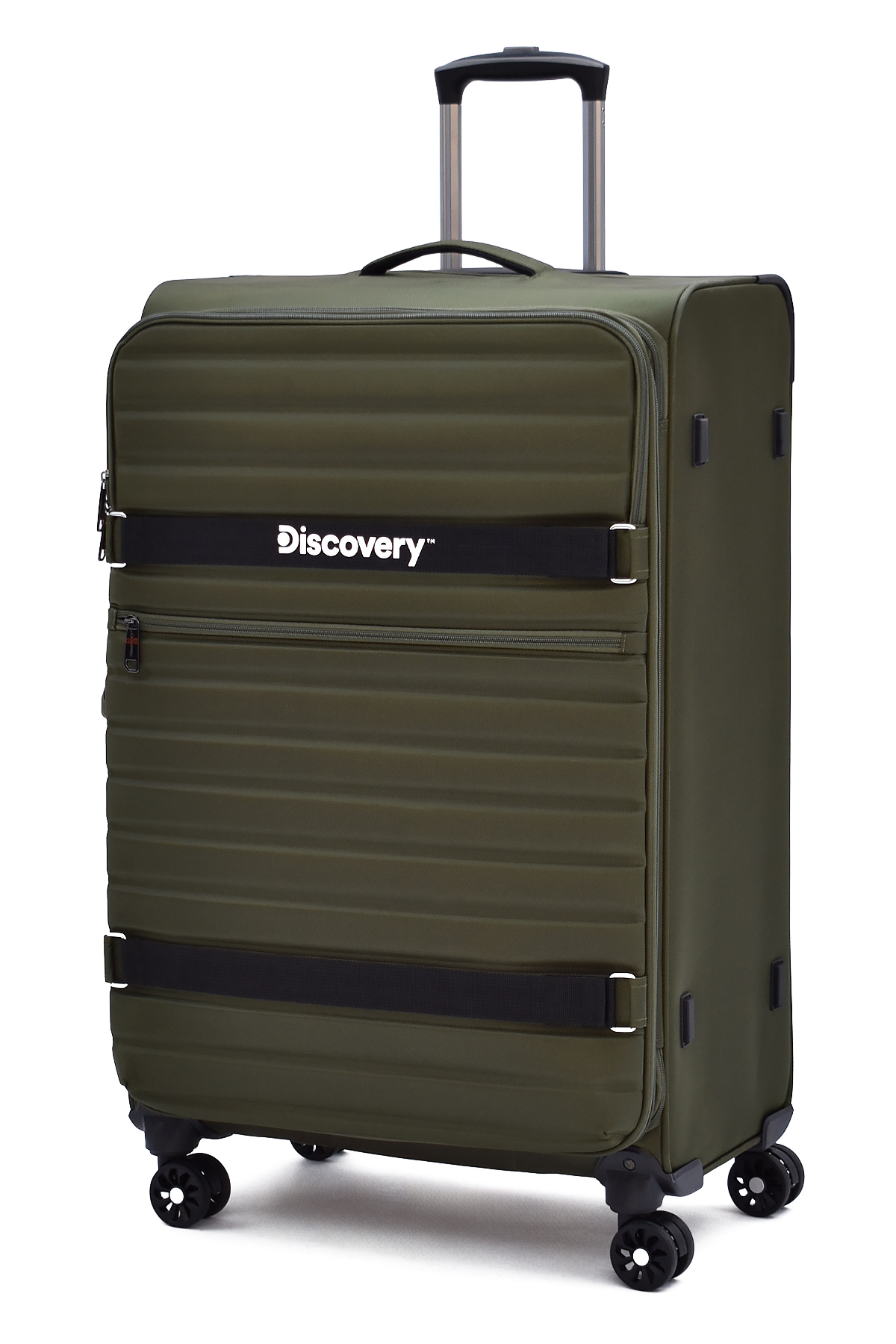 Ultra-Light Silent 8 Wheels Large Volume DSC-720 with Oversized Fabric Suitcase Bellows