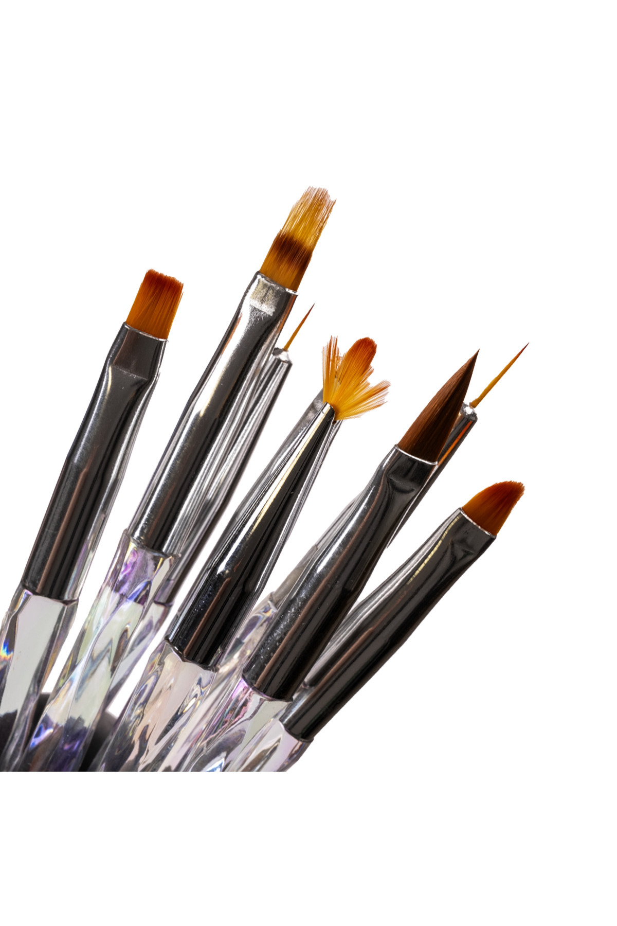 Nail Art ve Jel Fırçası 8'li Set NL-0668 — تصویر 2 از 2