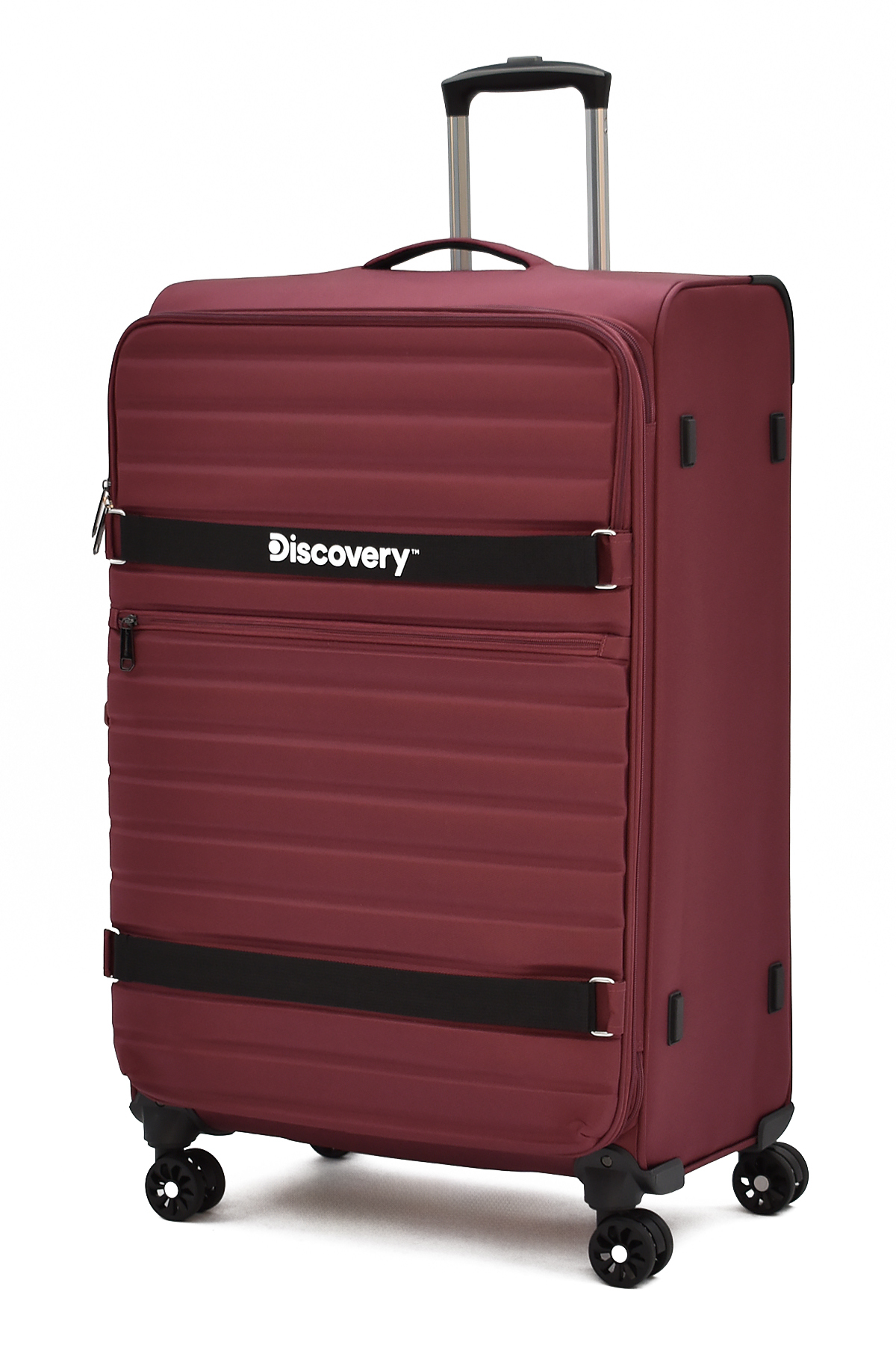 Ultra-Light Silent 8 Wheels Large Volume DSC-720 with Oversized Fabric Suitcase Bellows