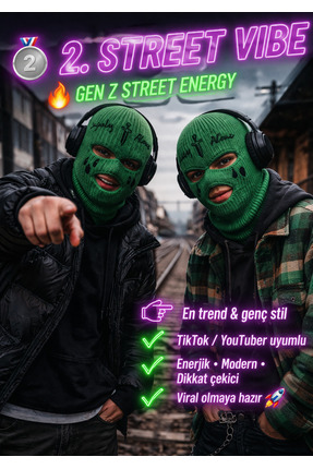 FG KONNİCHİWA MOR KIRMIZI VE PEMBE Kar Maskesi (Balaclava) UnisexStreet Style...