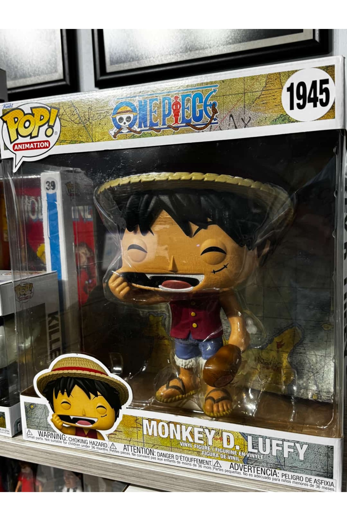 Funko Pop Jumbo Size One Piece Monkey D. Luffy #1845 Figür