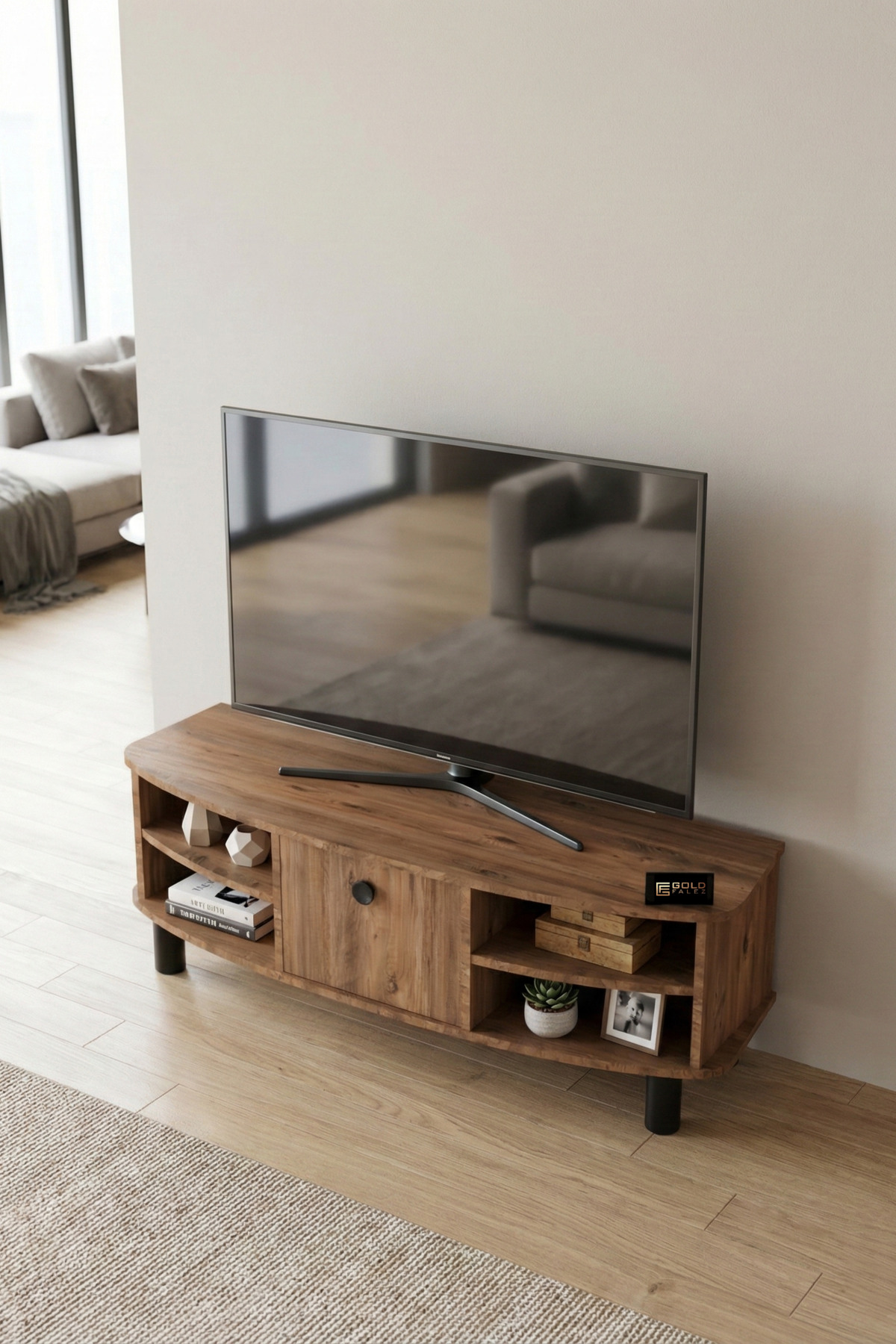Goldfalez Vienna TV Sehpası Suntalam Çok Renkli 136x44 görsel 5