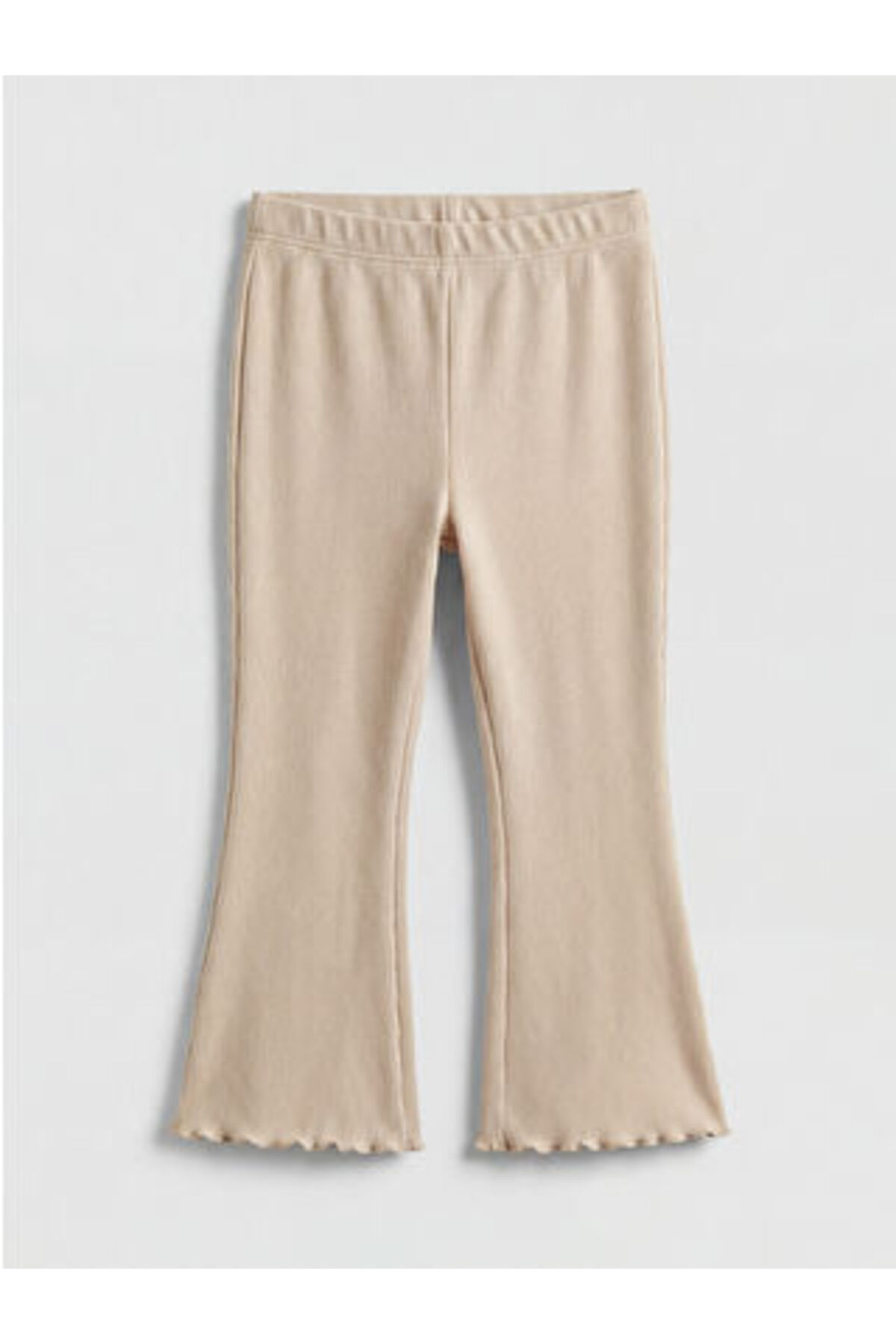 LC Waikiki LCW babyBej Ispanyol Paça Fitilli Kız Bebek Triko Tayt fotoğrafı 2 (önizleme)