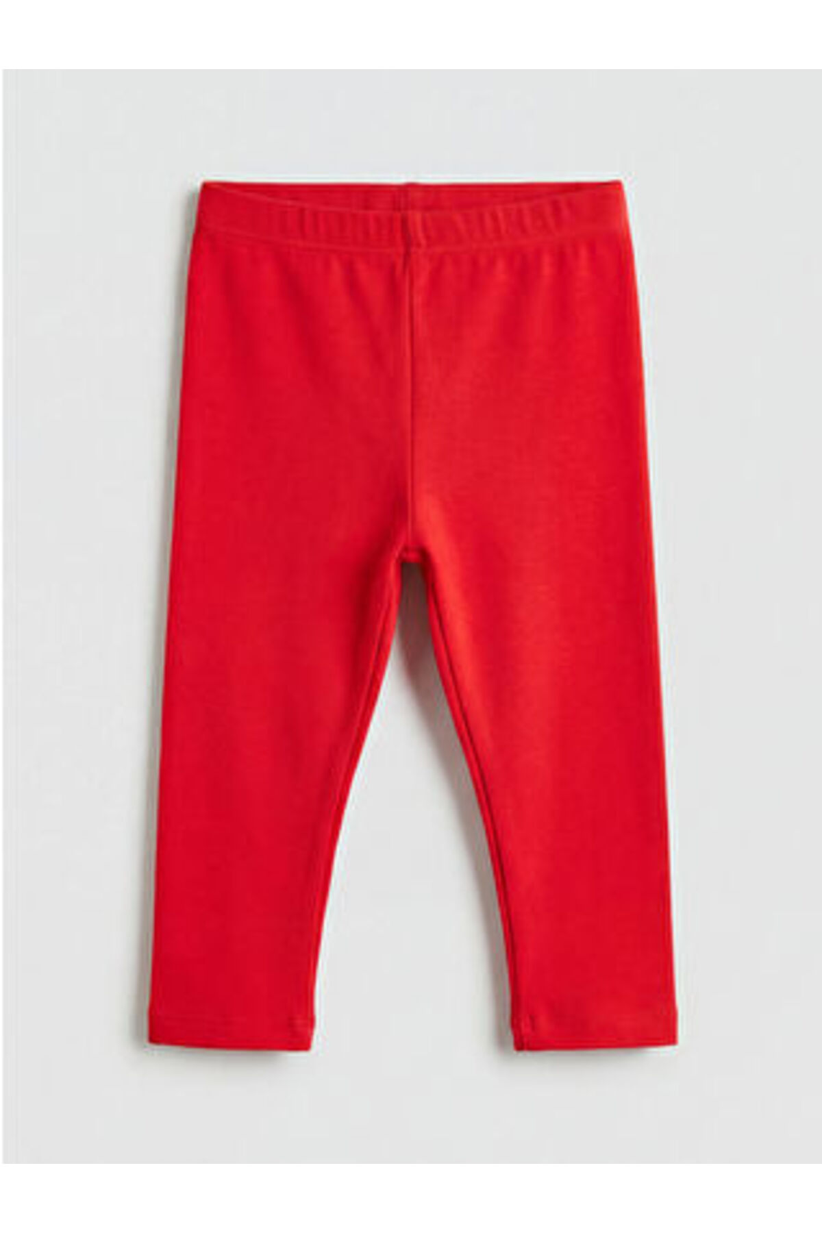 LC Waikiki LCW babyKırmızı Beli Lastikli Kız Bebek Tayt fotoğrafı 2 (önizleme)