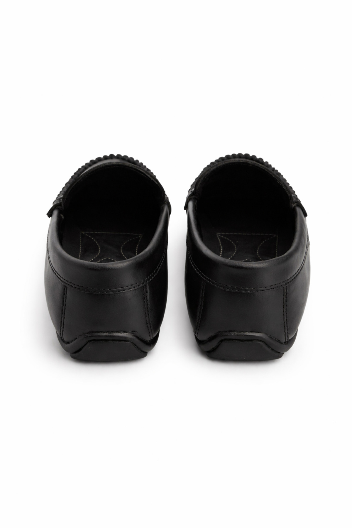MG  Erkek Siyah Günlük Klasik Loafer Ayakkabı Rahat Taban - Görsel 5