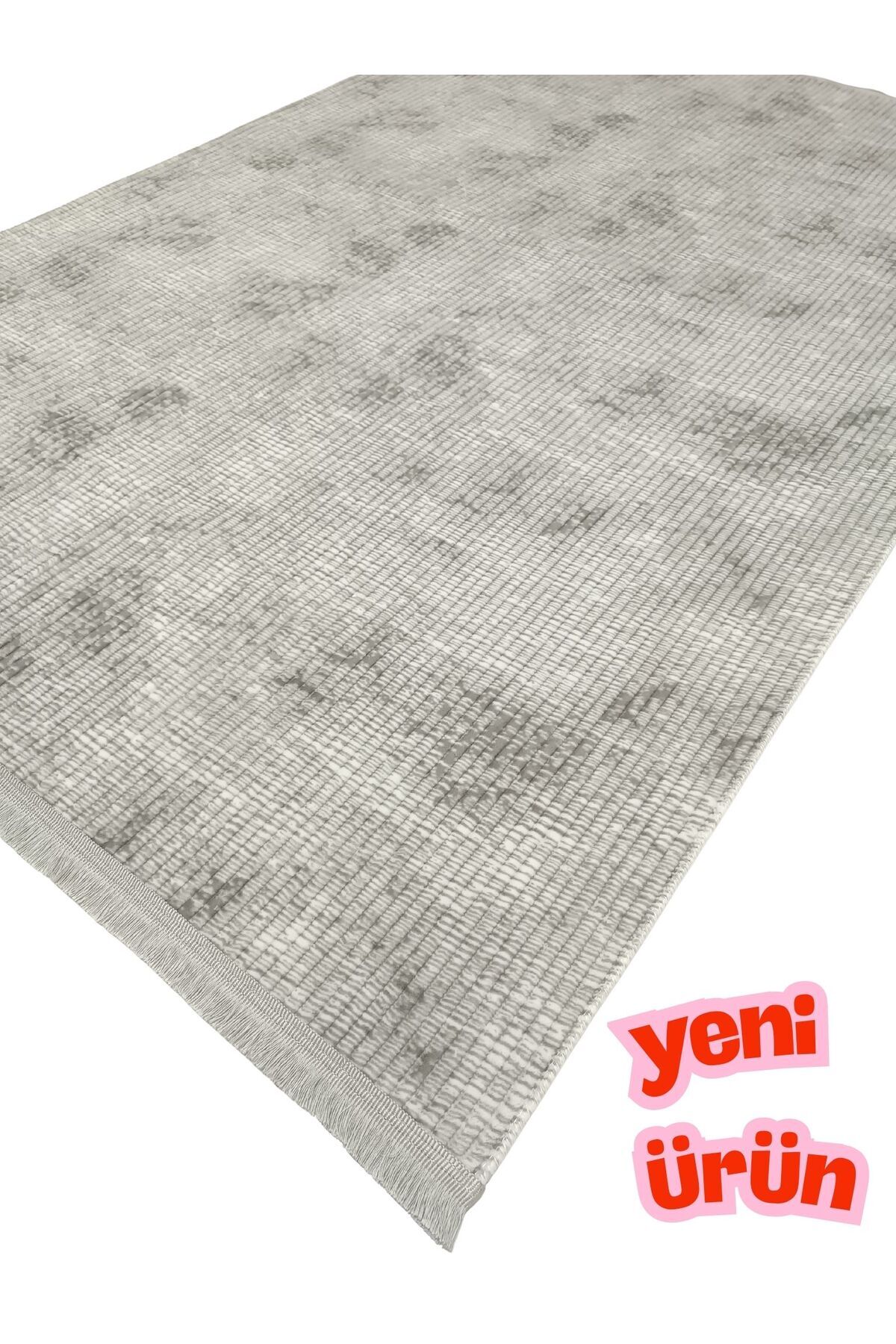 Dinarsu Anti-Slip Living Room Rug - Runner -Kitchen Rug - Machine Washable- Tasseled