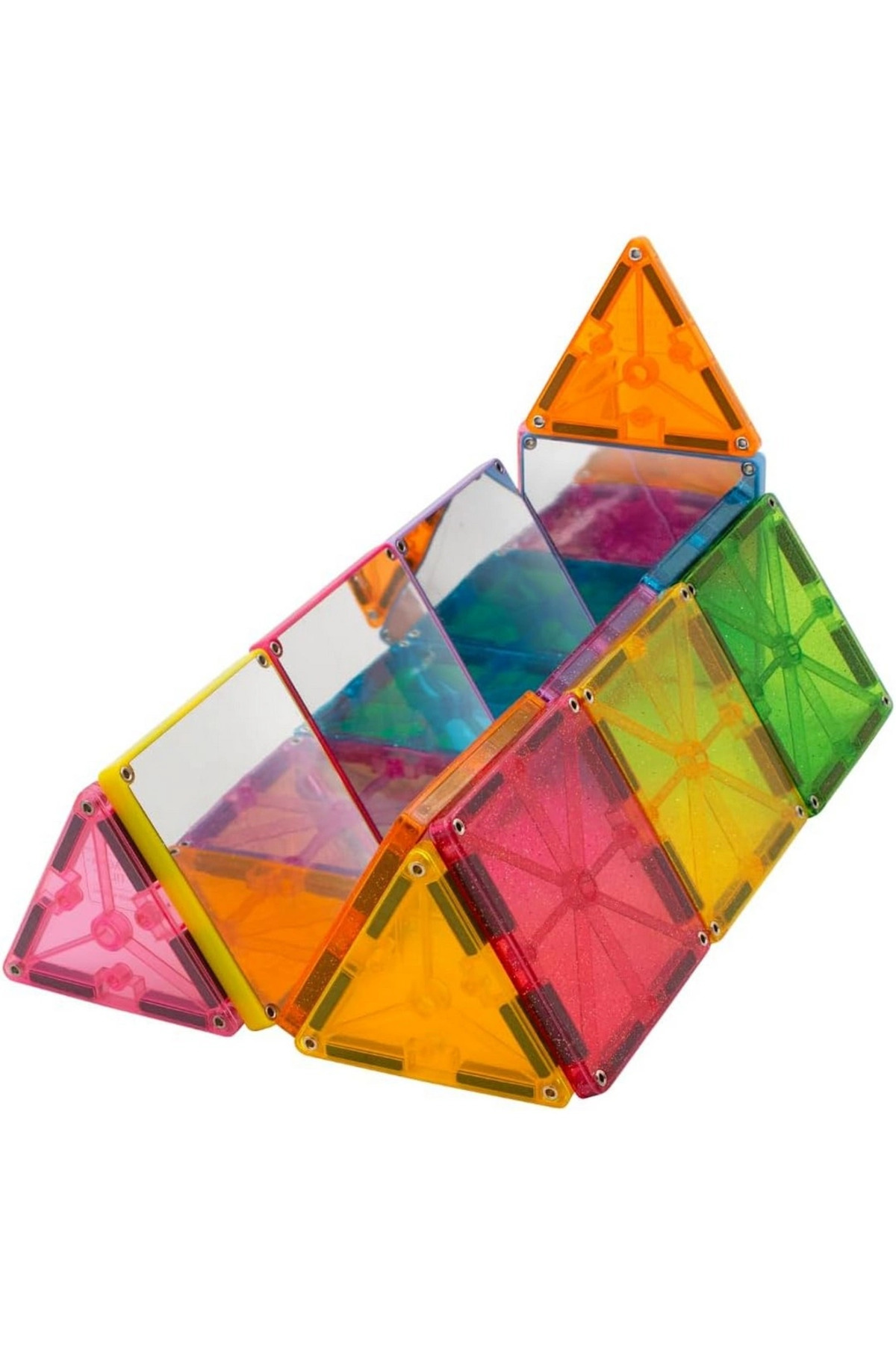TOYFEST Magna-Tiles Stardust 15'li Parıltılı Aynalı Manyetik Blok Seti Çok Renkli Oyuncak 18915 fotoğrafı 3 (önizleme)