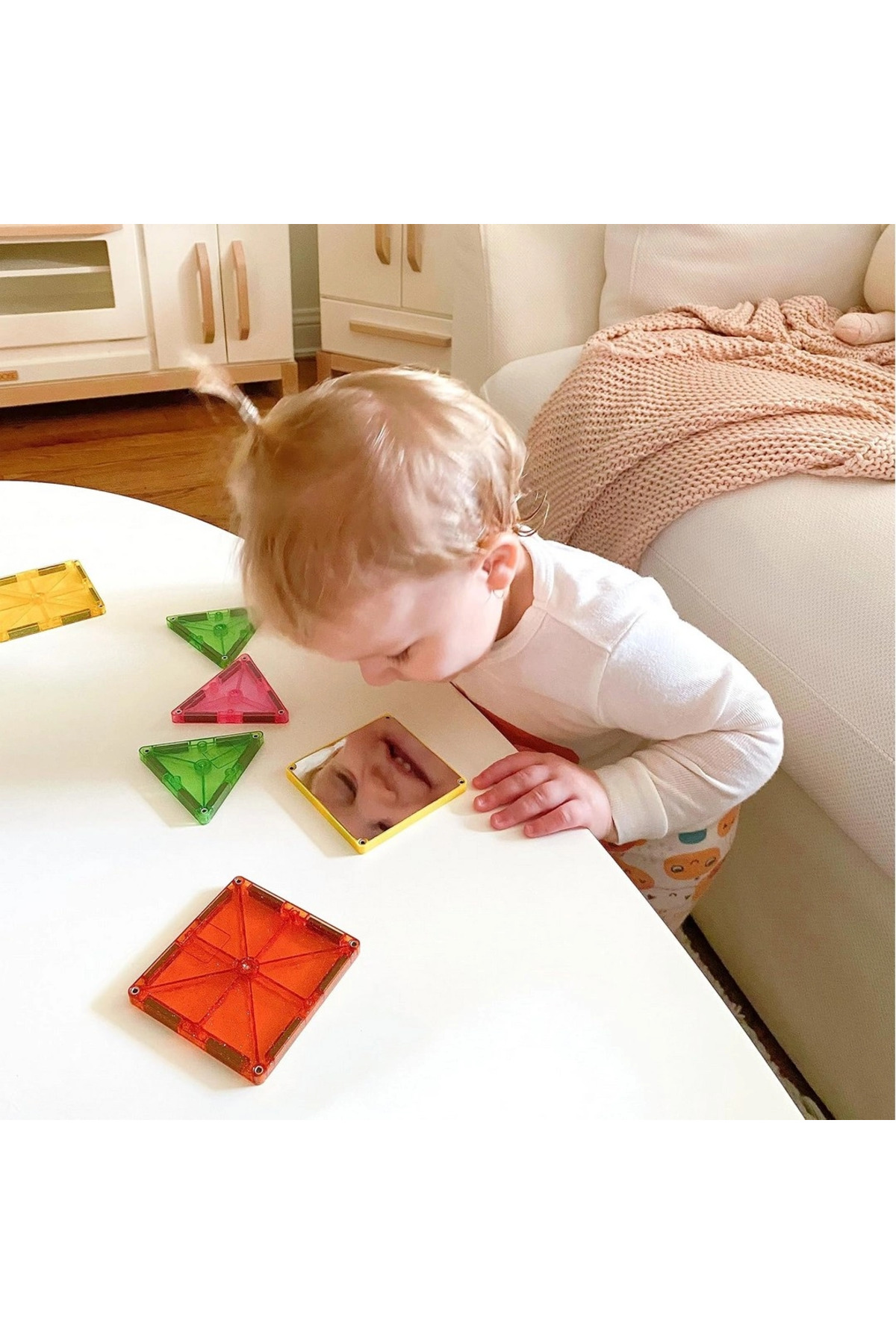 TOYFEST Magna-Tiles Stardust 15'li Parıltılı Aynalı Manyetik Blok Seti Çok Renkli Oyuncak 18915 fotoğrafı 5 (önizleme)