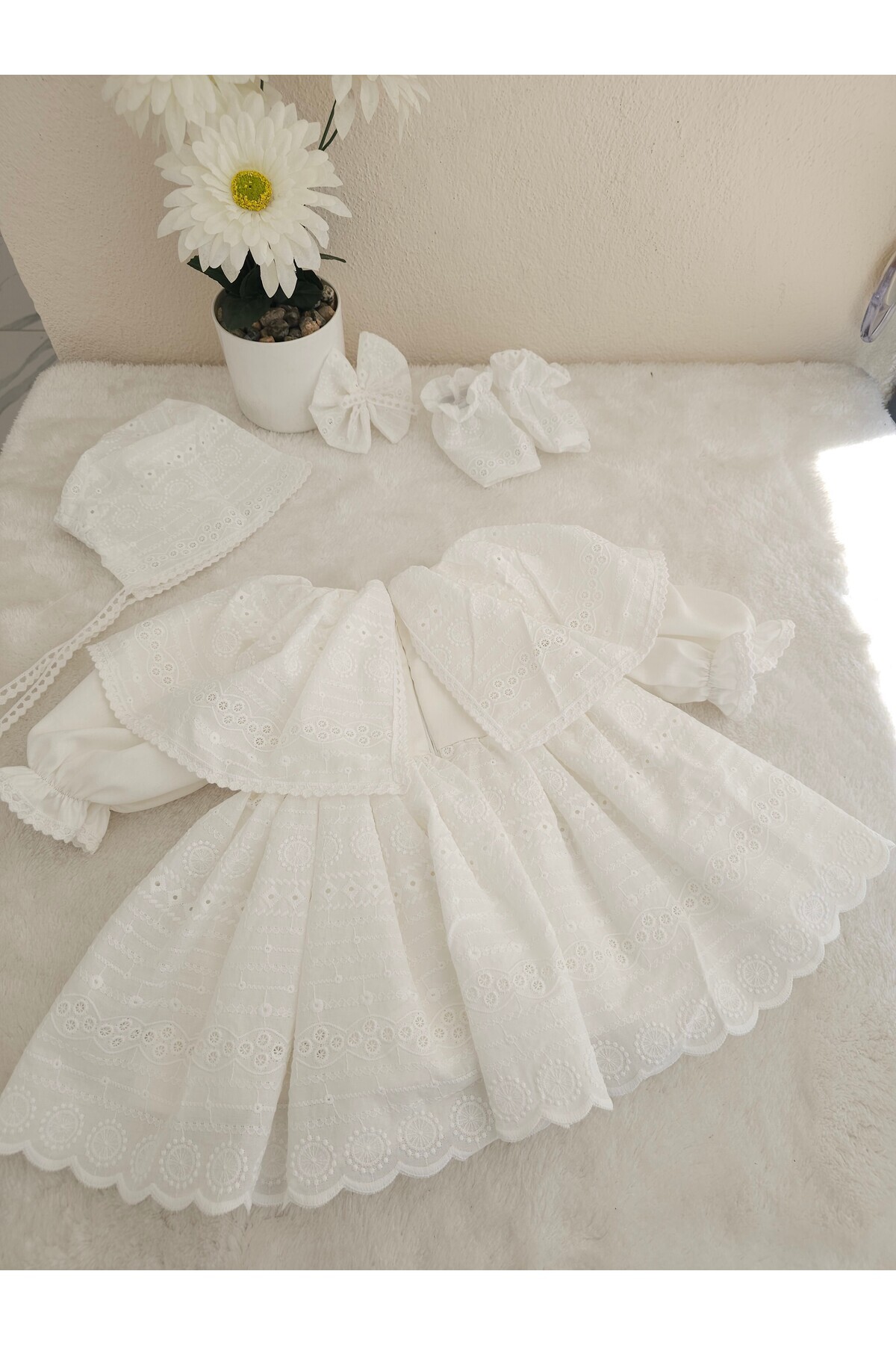 Elwirababyboutiqe fisto pelerin mevlüt seti fotoğrafı 4 (önizleme)