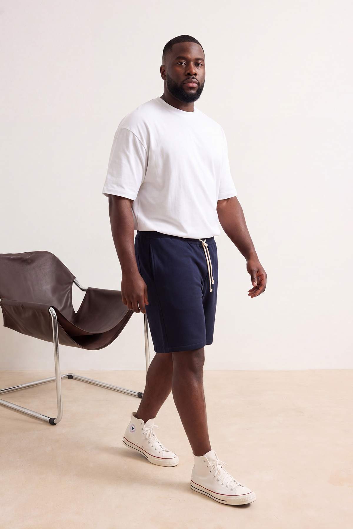 Trendyolmilla  Lacivert Erkek Büyük Beden Şort & Bermuda TMNSS26AP00006