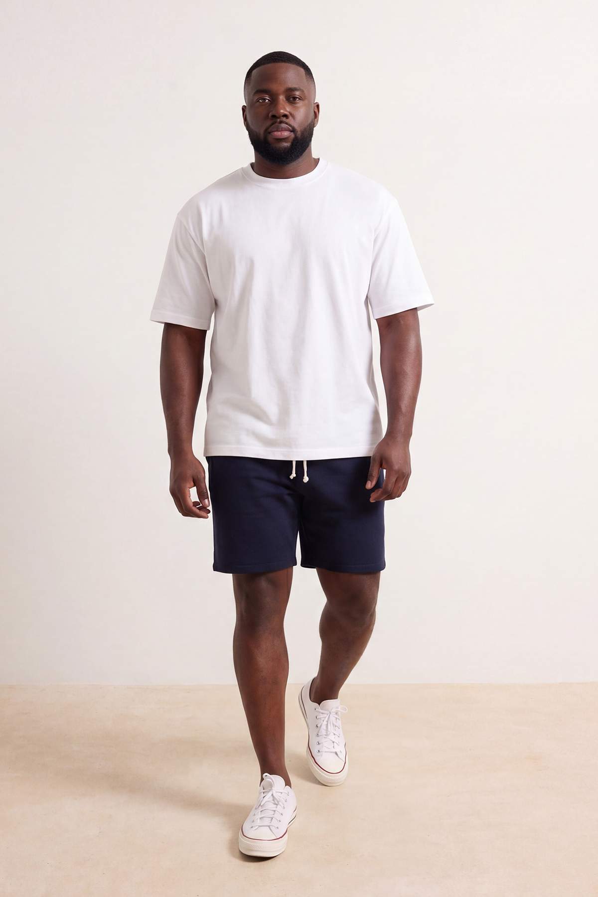 Trendyolmilla  Lacivert Erkek Büyük Beden Şort & Bermuda TMNSS26AP00006 - Görsel 2