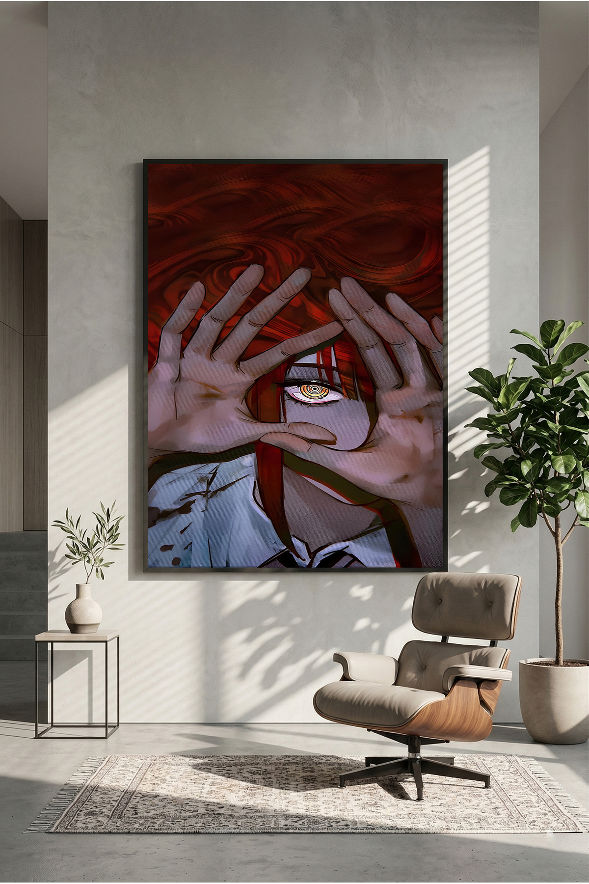 postercraft Chainsaw Man Makima Seek Art Ahşap Tablo Poster