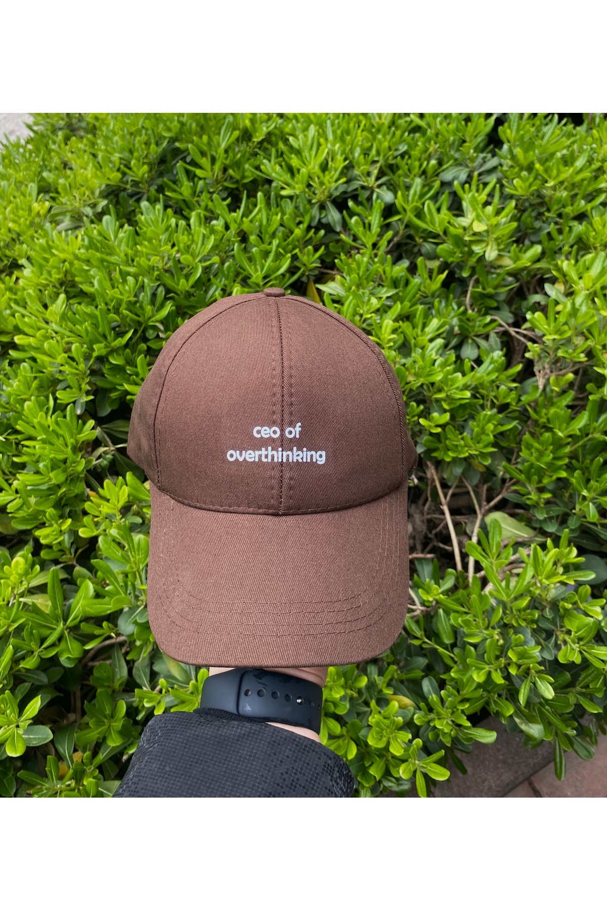 sf collection Unisex Ceo Of Overthinking Baskılı Spor Şapka, Ayarlanabilir Pamuklu Cap Günlük Kombin Şapkası görsel 2
