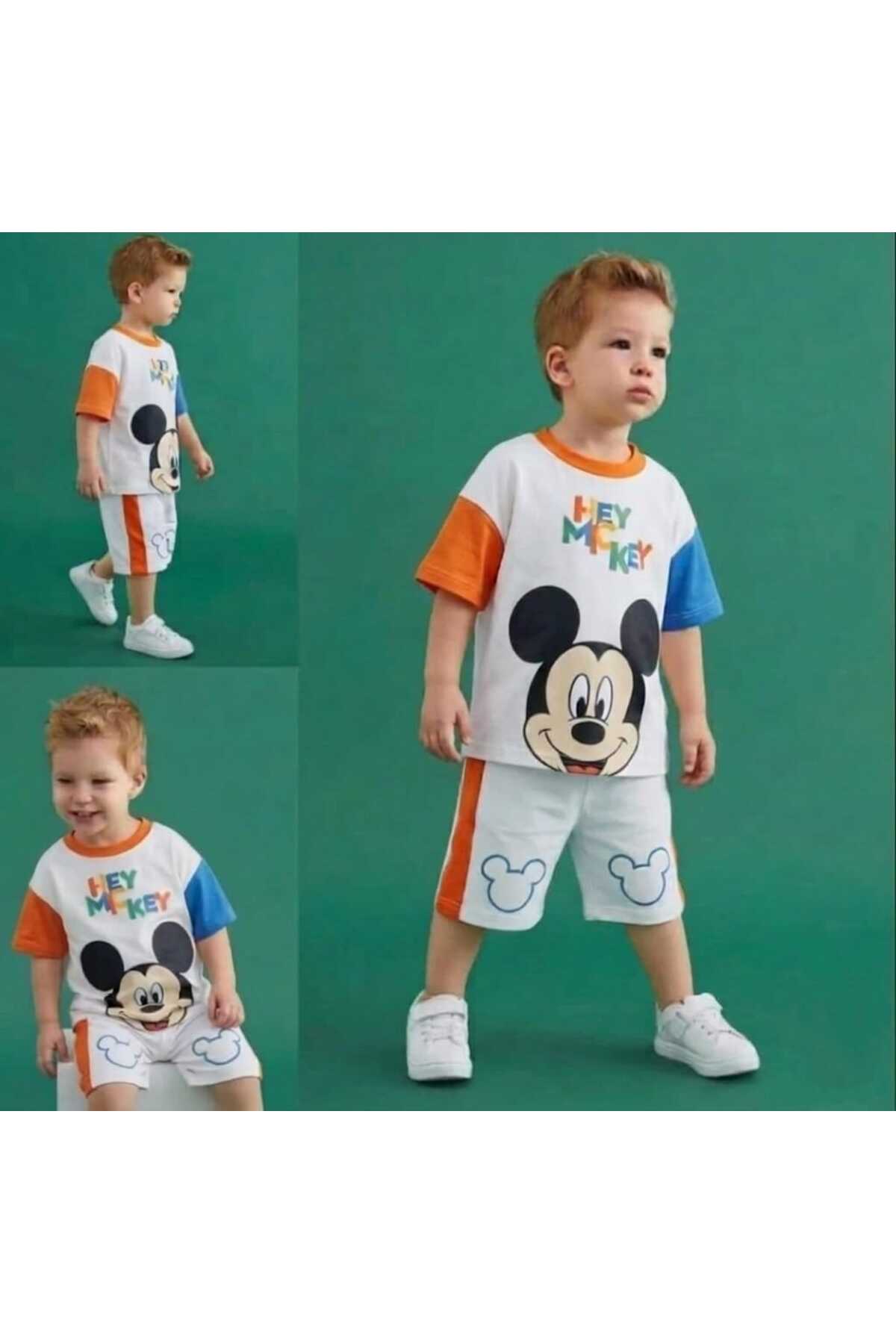 Genel Markalar Erkek Çocuk Mickey Mouse Eşofman Takımı Baharlık 2245 fotoğrafı 2 (önizleme)