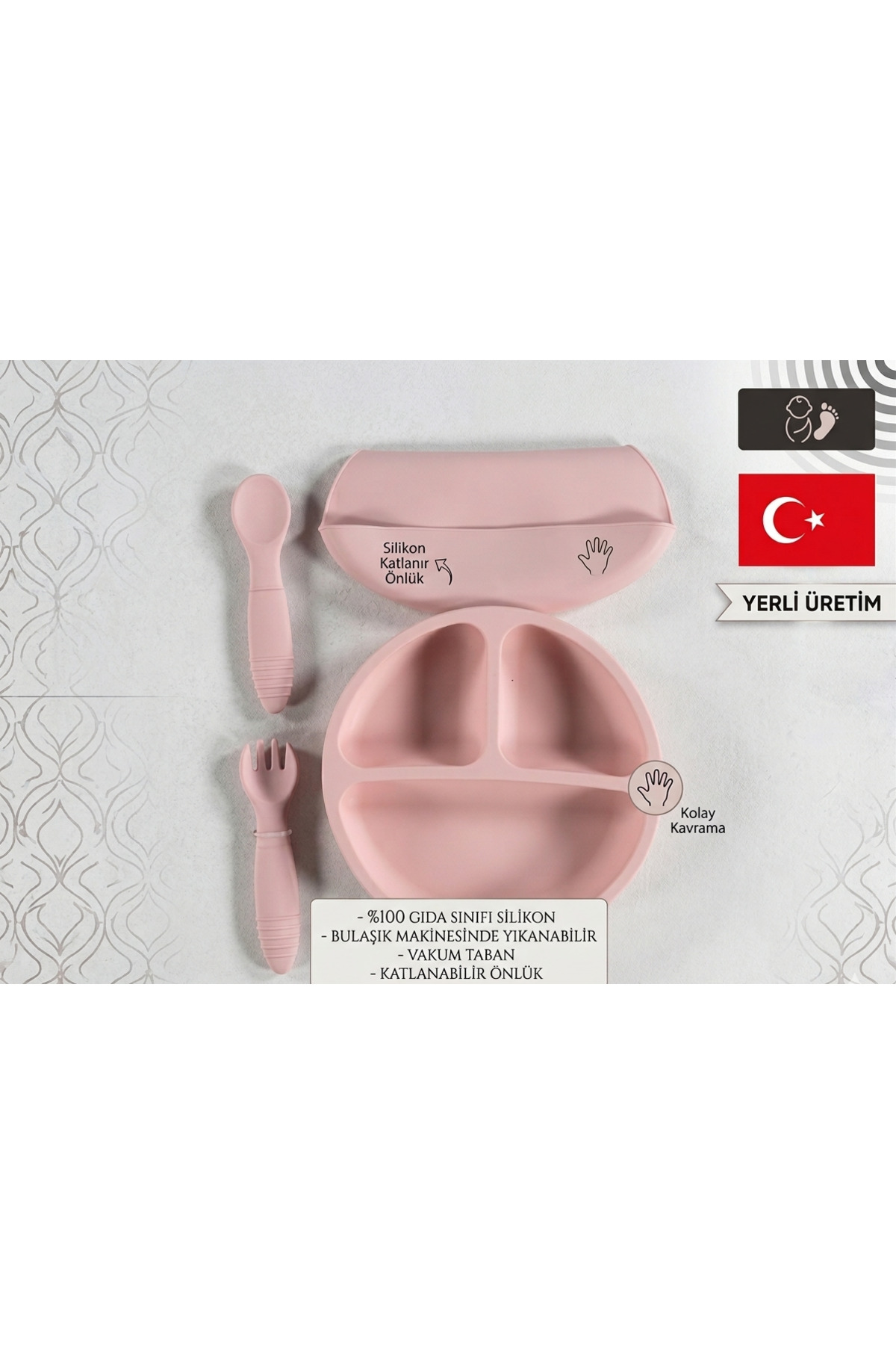 BabyNeed TR SİLİKON BESLENME SETİ fotoğrafı 4 (önizleme)