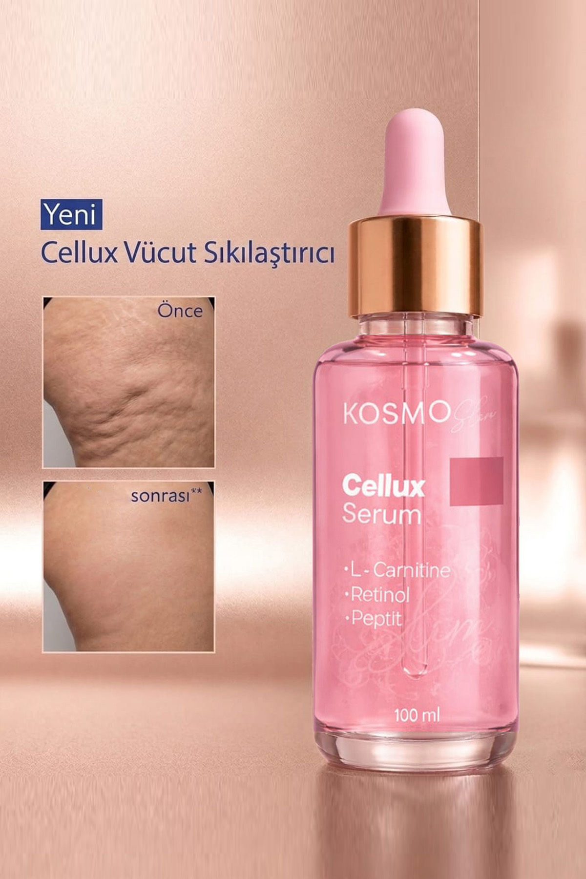 kosmo slim Cellux Serum Sıkılaştırıcı & Selülit Karşıtı Bakım