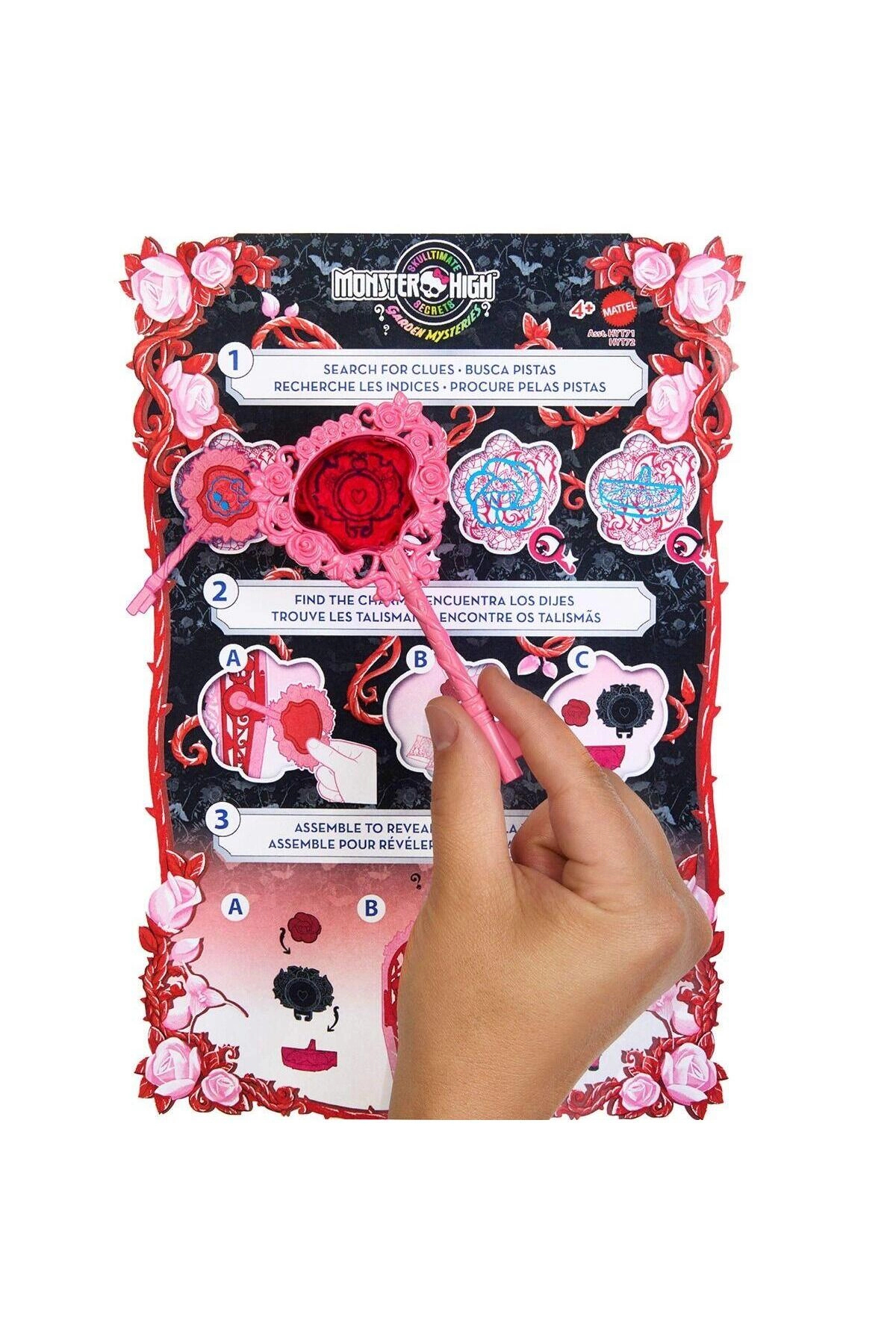 MONSTER HIGH Orjinal Monster High Bebekleri Monster Garden Mysteries Gizemli Arkadaşlar Monster High Seri 4 Bebek fotoğrafı 4 (önizleme)