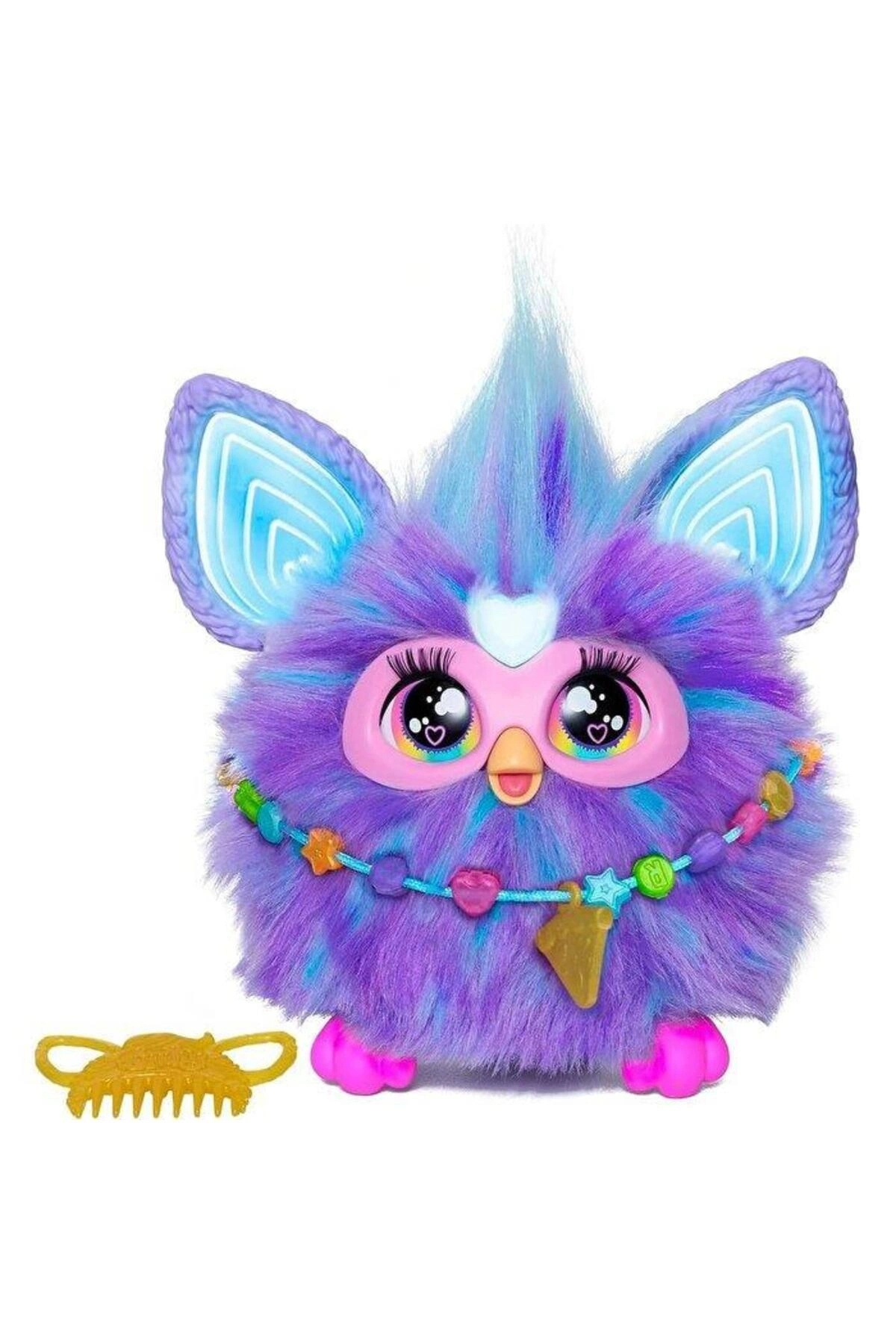 Hasbro Furby Mor Interaktif Peluş F6744 fotoğrafı 3 (önizleme)