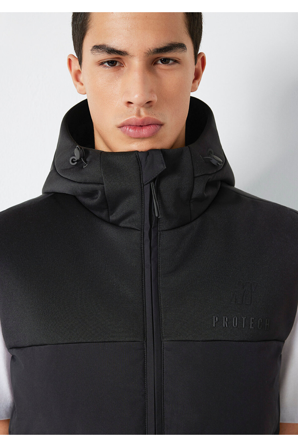 Mavi  Erkek Non Denim Kapüşonlu Yelek M0110786-71379 - Görsel 7