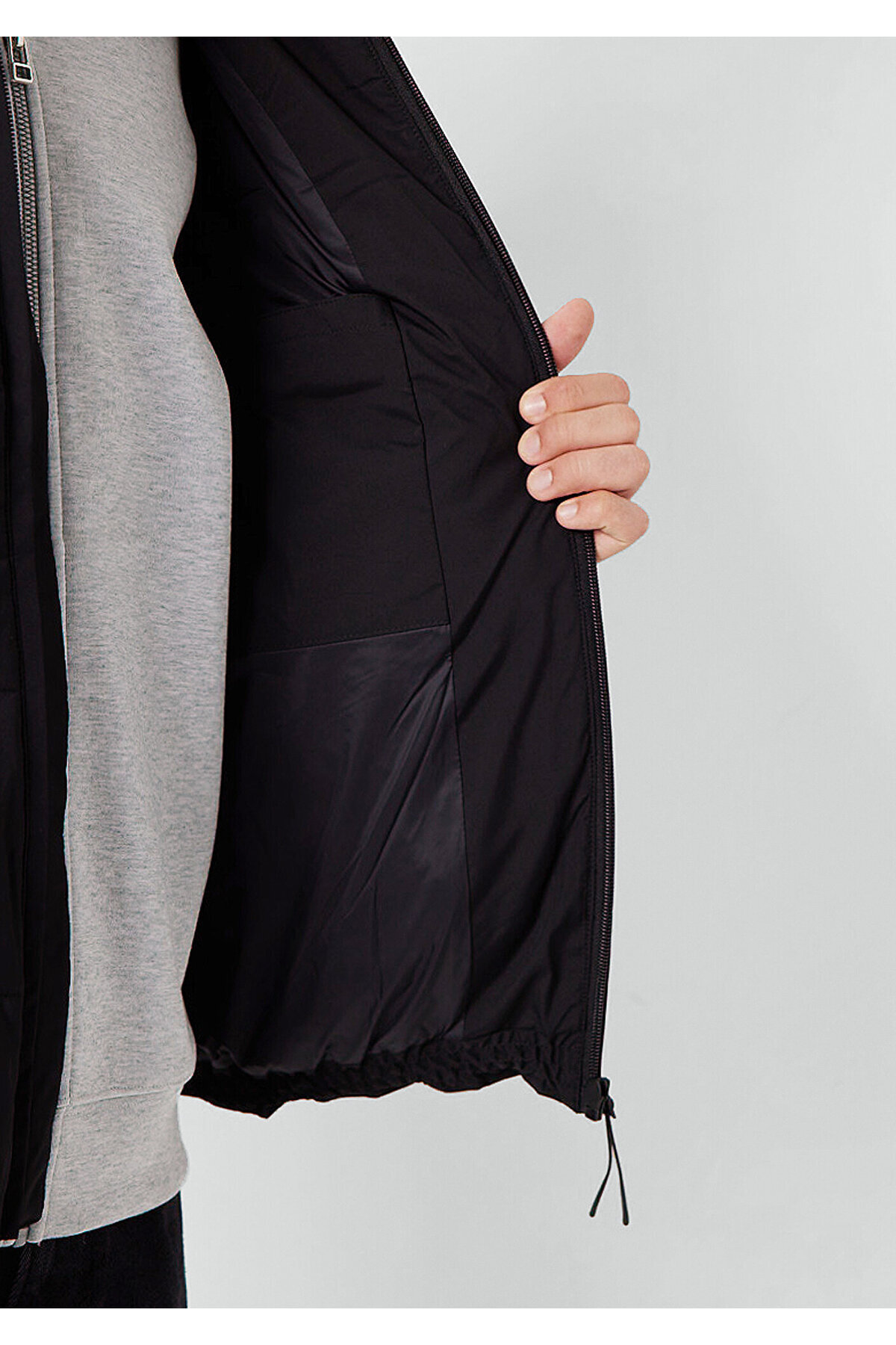 Mavi  Erkek Non Denim Kapüşonlu Yelek M0110786-71379 - Görsel 8