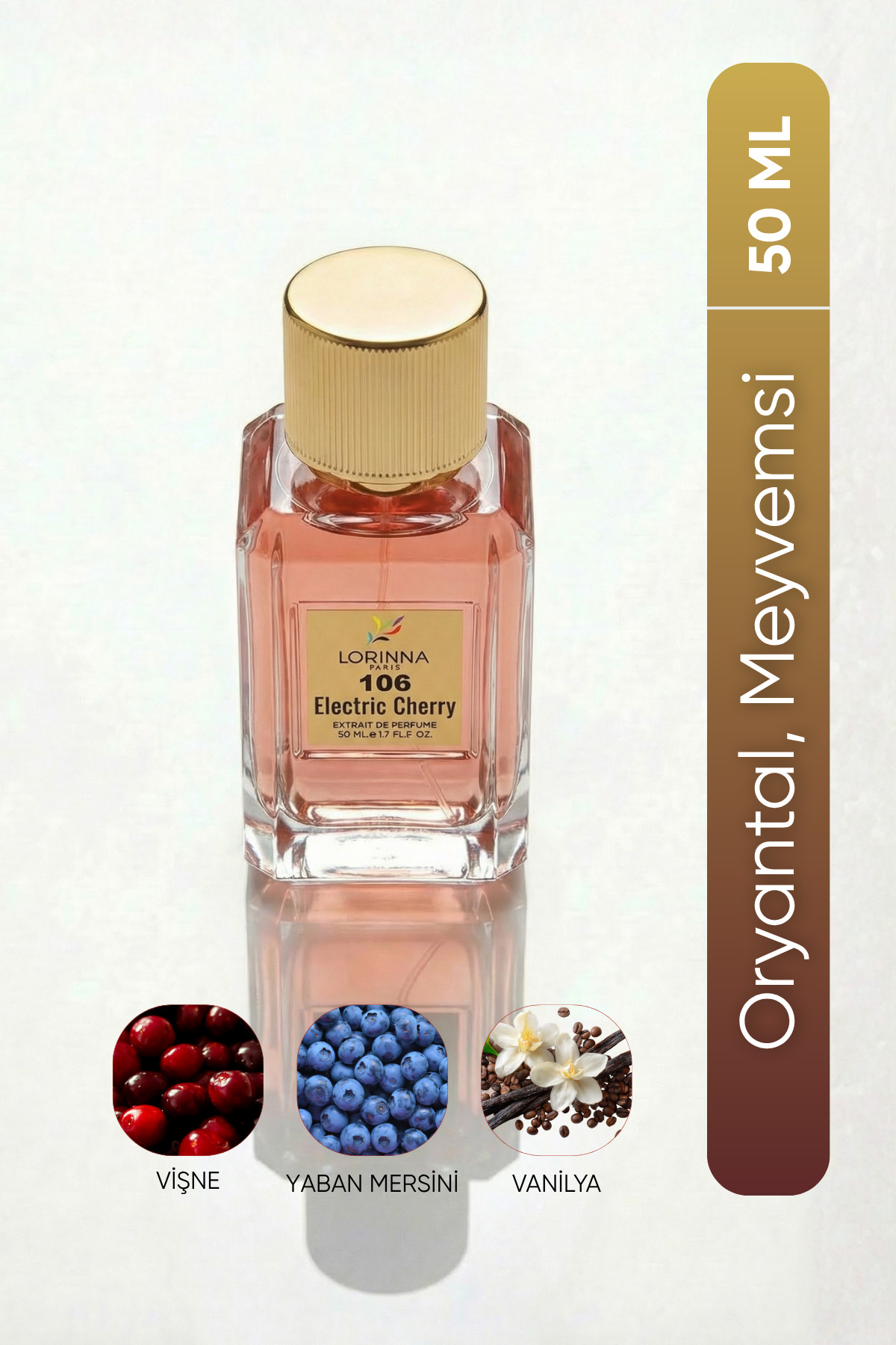 Lorinna Paris Electrıc Cherry 50 ml Edp Unisex Parfüm - Fiyatı