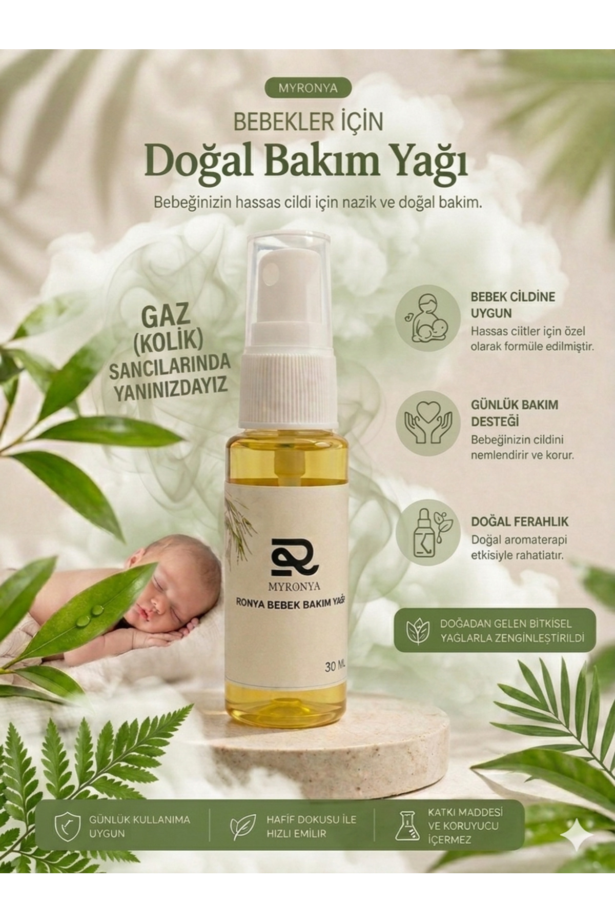 myronya Bebek Bakım Yağı fotoğrafı 2 (önizleme)