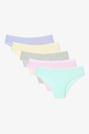 Penti Renkli Bouquet 5'li Pointel Slip Külot