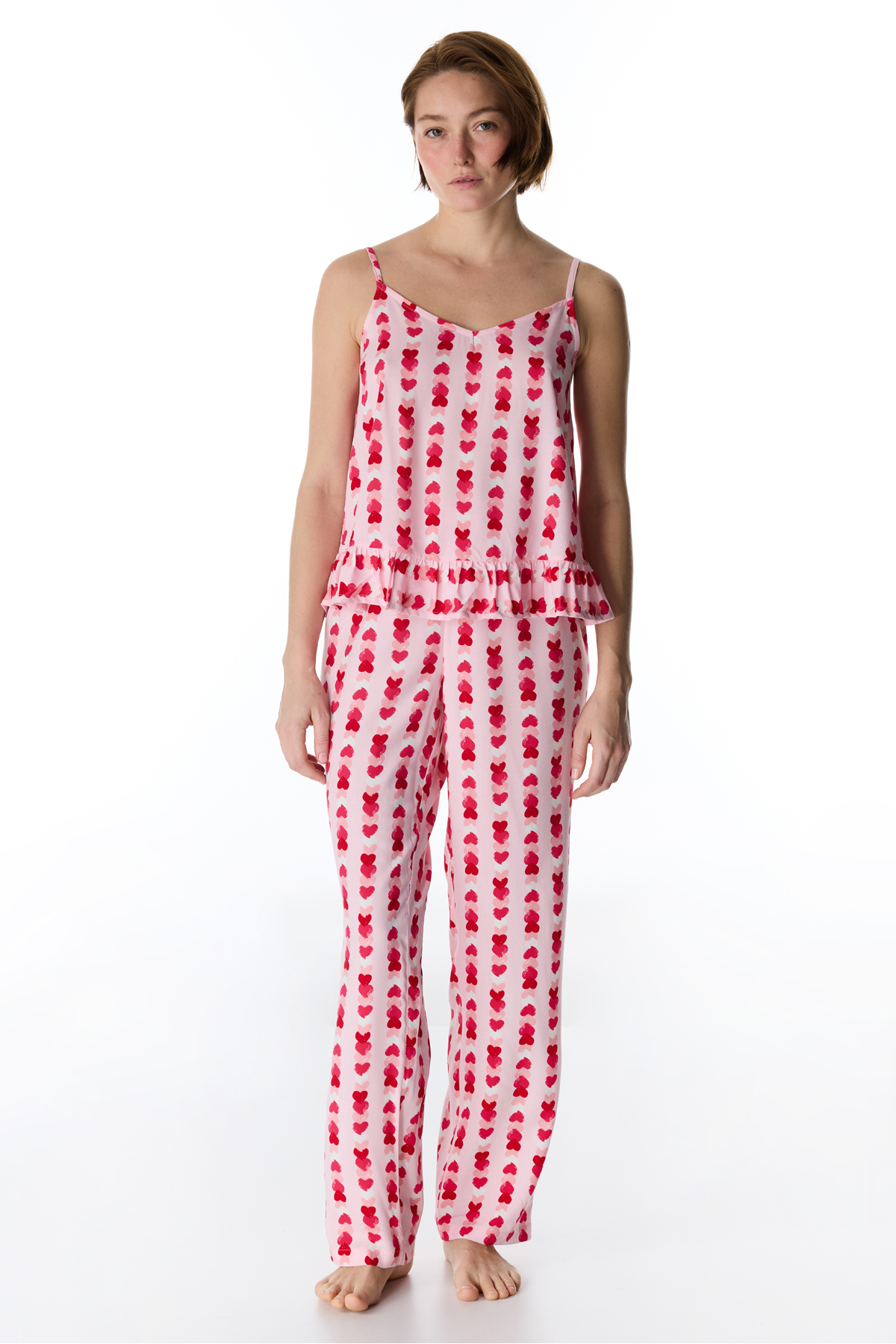 Penti  Acık Pembe Carrie Pantolon Pijama Takımı