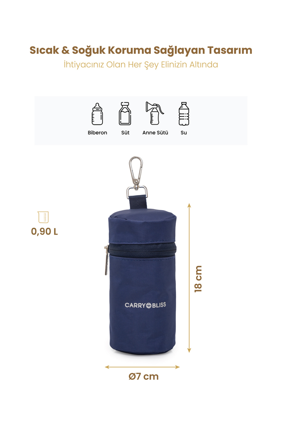 carry bliss MilkMate Isı Yalıtımlı Termal Biberon ve Anne Sütü Taşıma Çantası fotoğrafı 3 (önizleme)